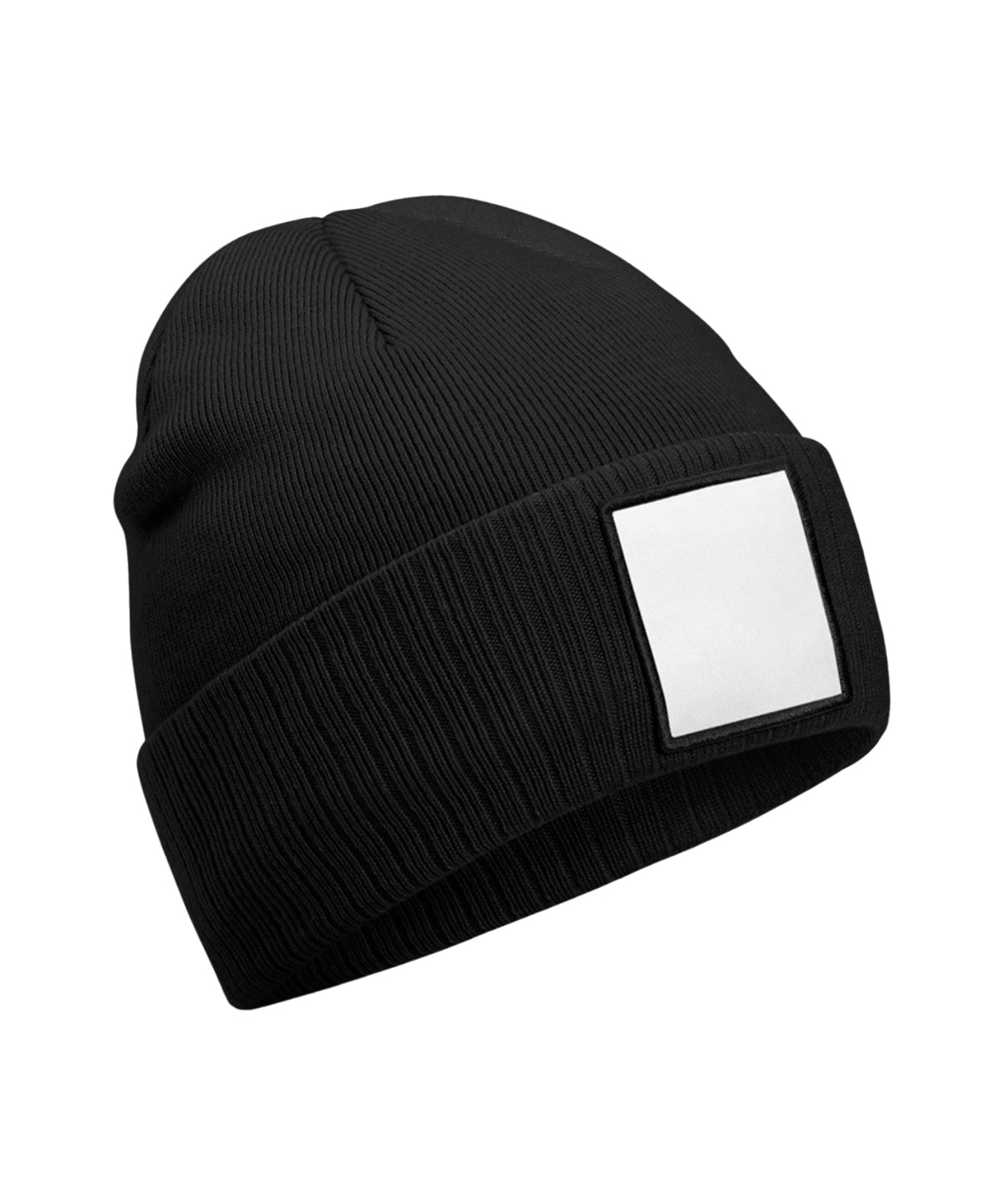 Húfa Beechfield B337R – Black/White – One size