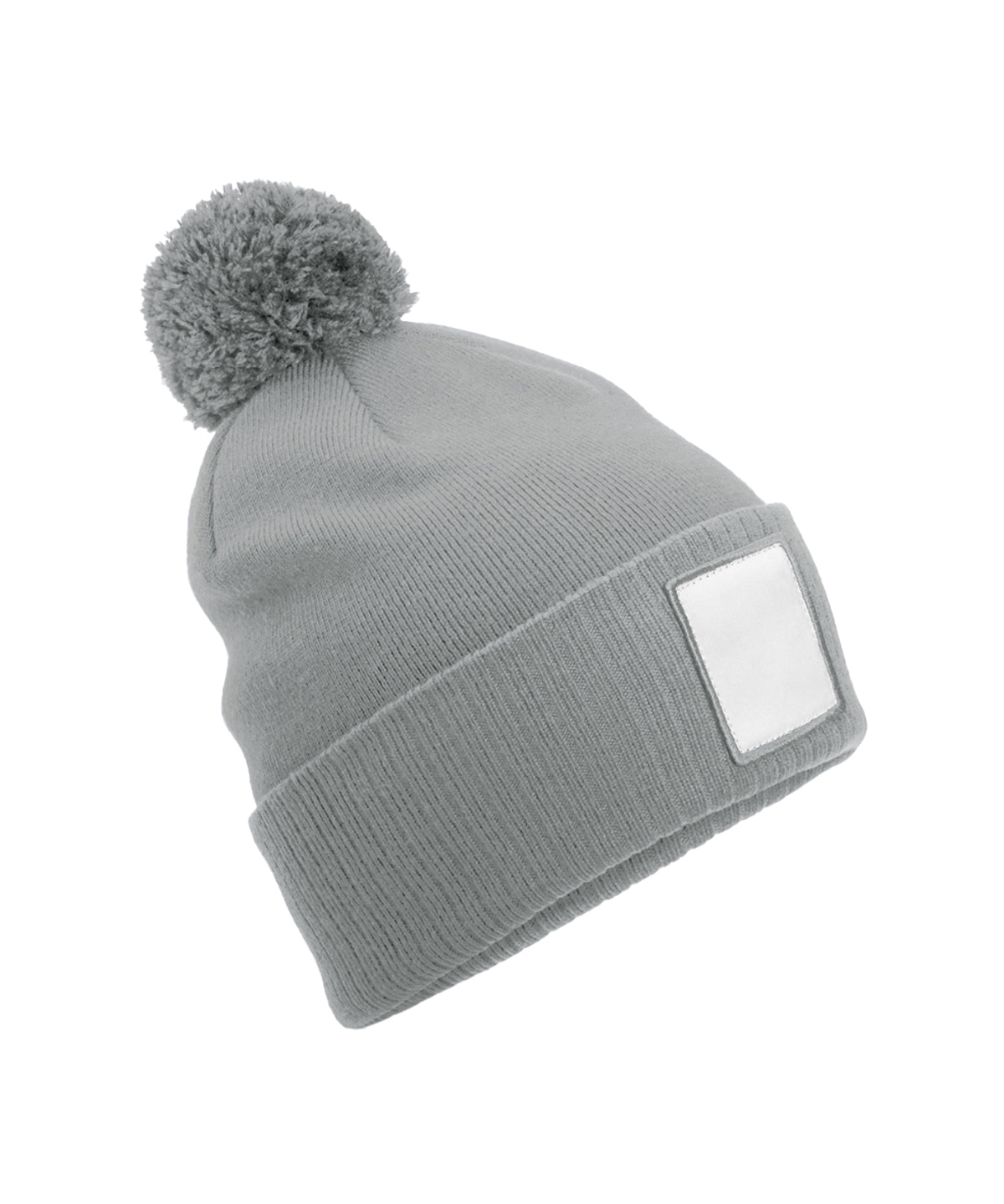 Húfa Beechfield B338R – Ash/White – One size