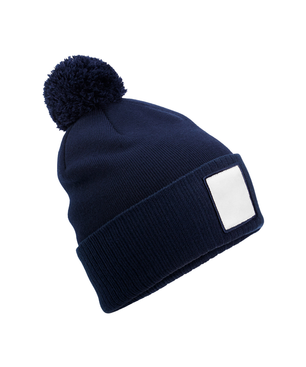 Húfa Beechfield B338R – Oxford Navy/White – One size