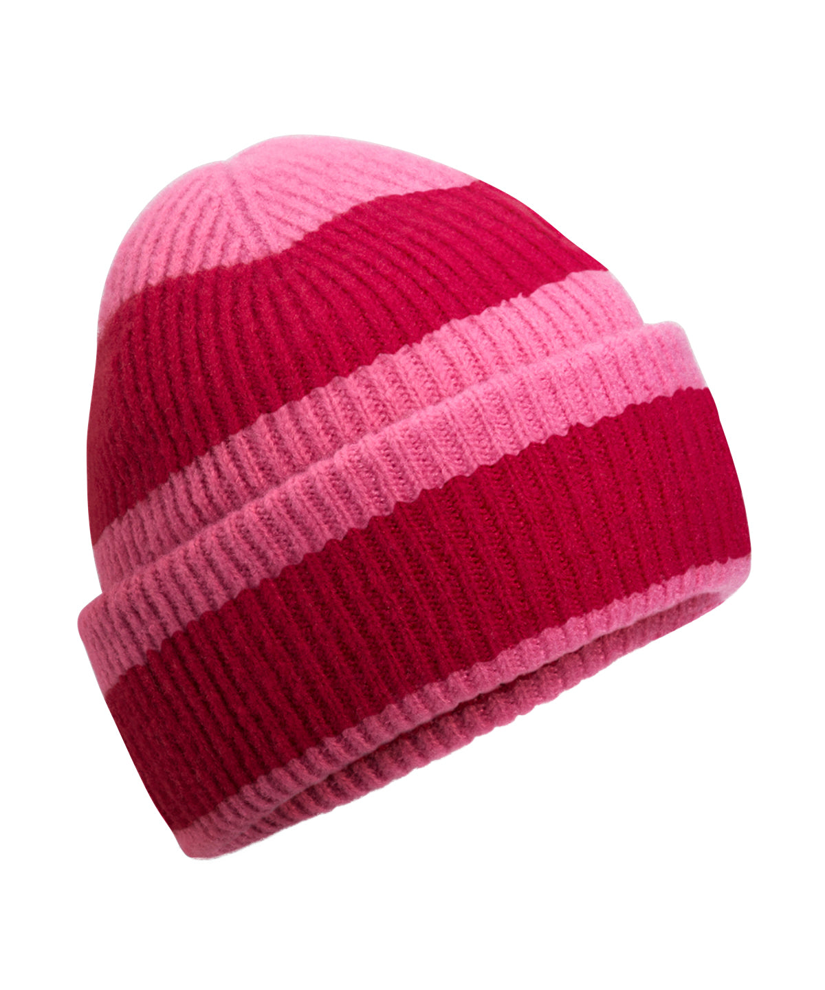 Húfa Beechfield B391R – True Pink/Classic Red – One size