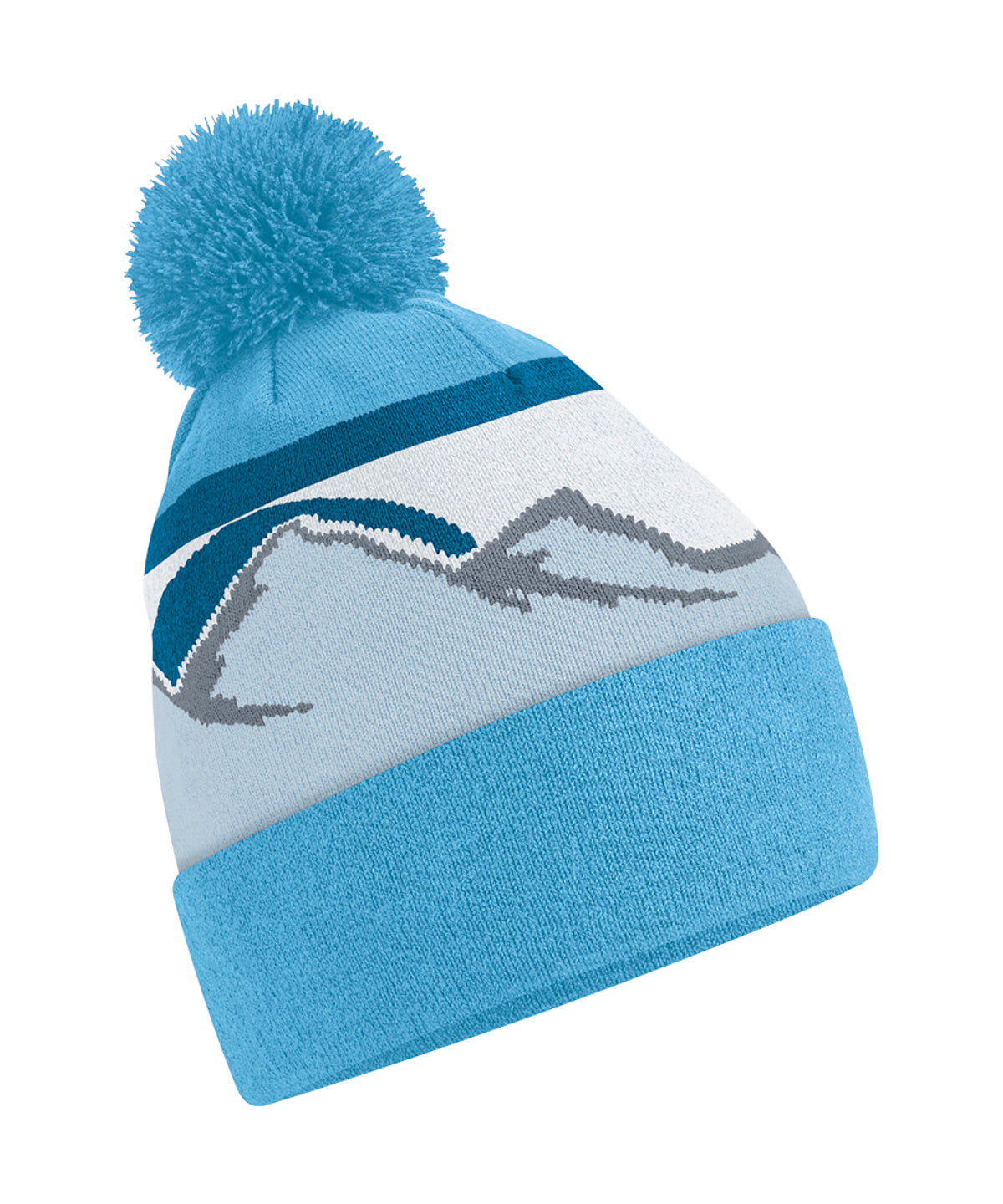 Húfa Beechfield B395R – Glacier Peaks – One size