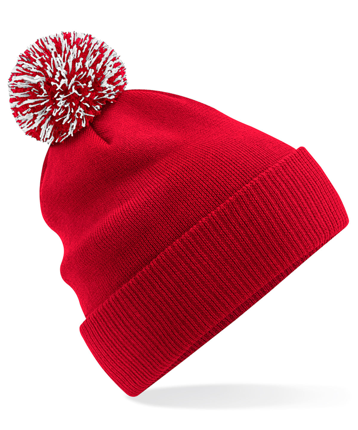 Húfa Beechfield B450R – Classic Red/White – One size