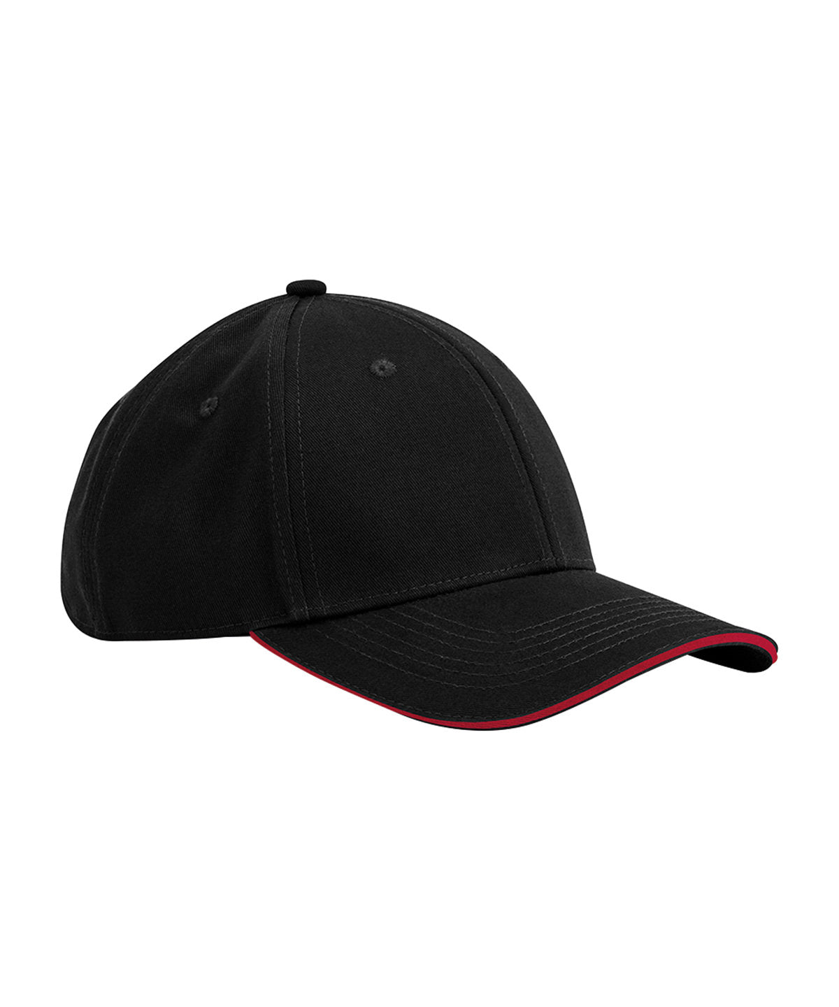 Derhúfa Beechfield B820C – Black/Classic Red – One size