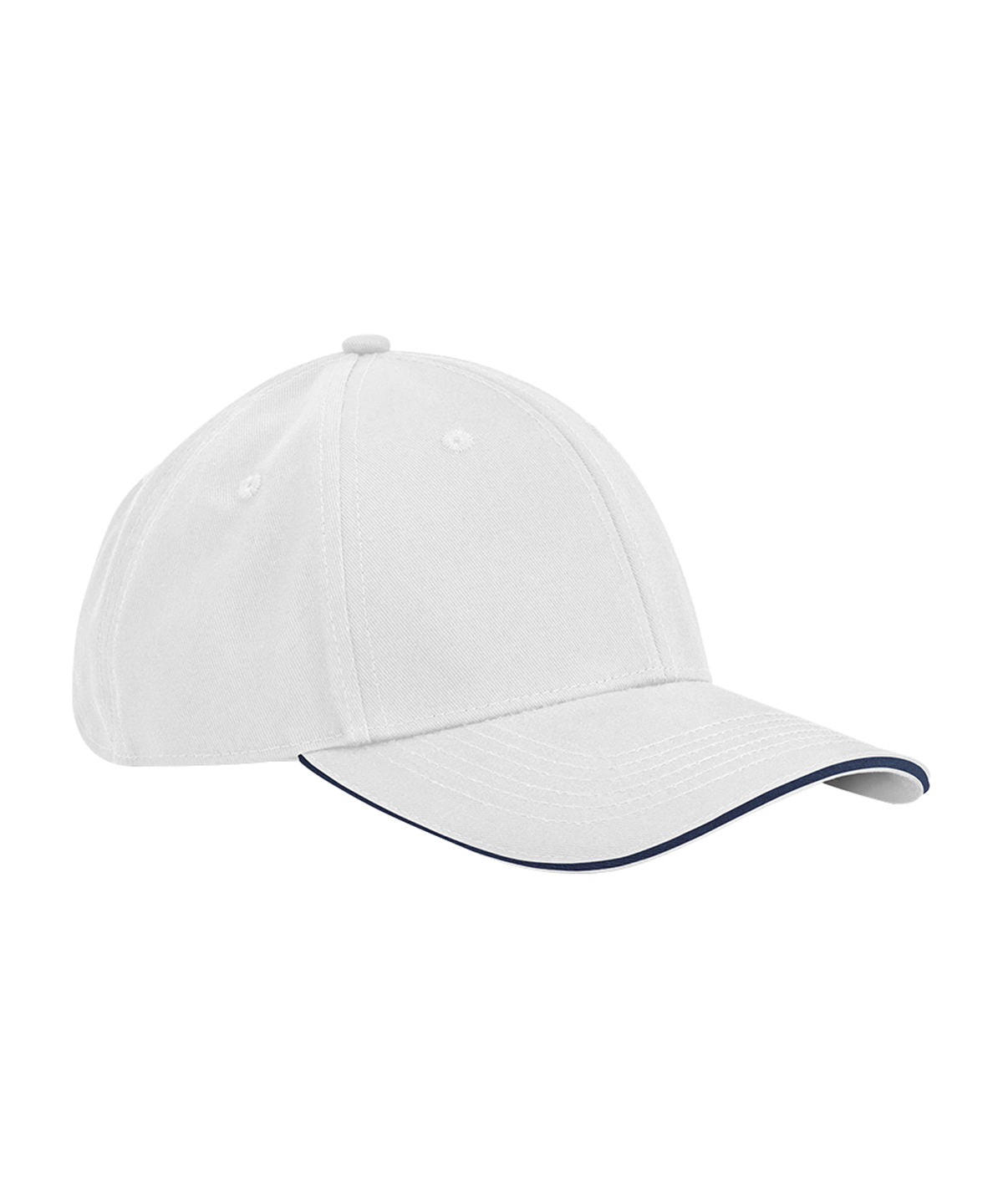 Derhúfa Beechfield B820C – White/French Navy – One size