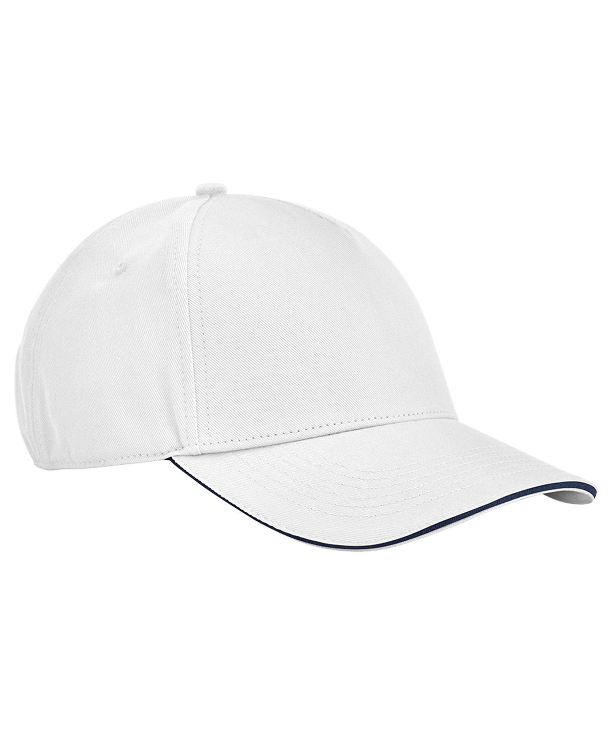 Derhúfa Beechfield B825C – White/French Navy – One size