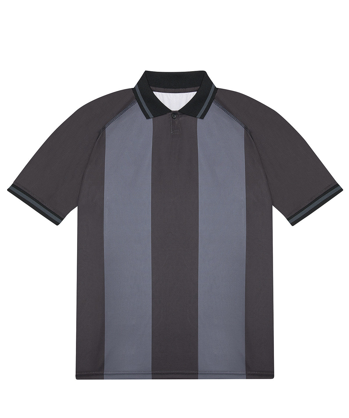 Pólóbolur B&C Collection BA032 – Black/Dark Grey – 3XL