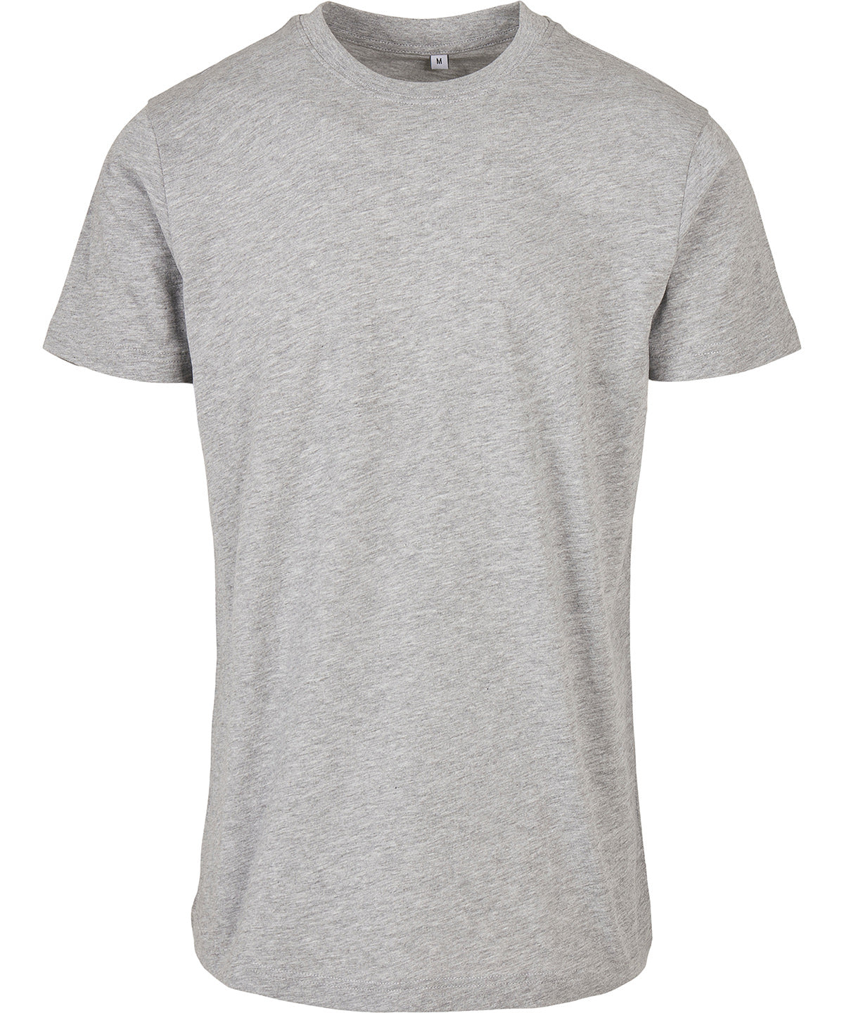 Stuttermabolur Build Your Brand Basic BB010 – Heather Grey – 5XL