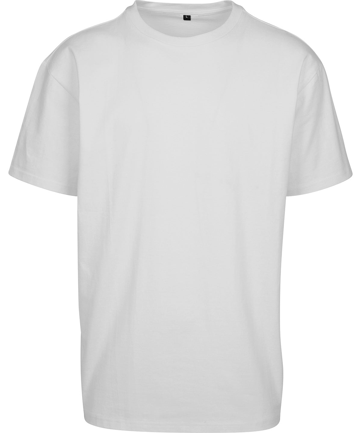Stuttermabolur Build Your Brand Basic BB035 – Hvítur – 5XL