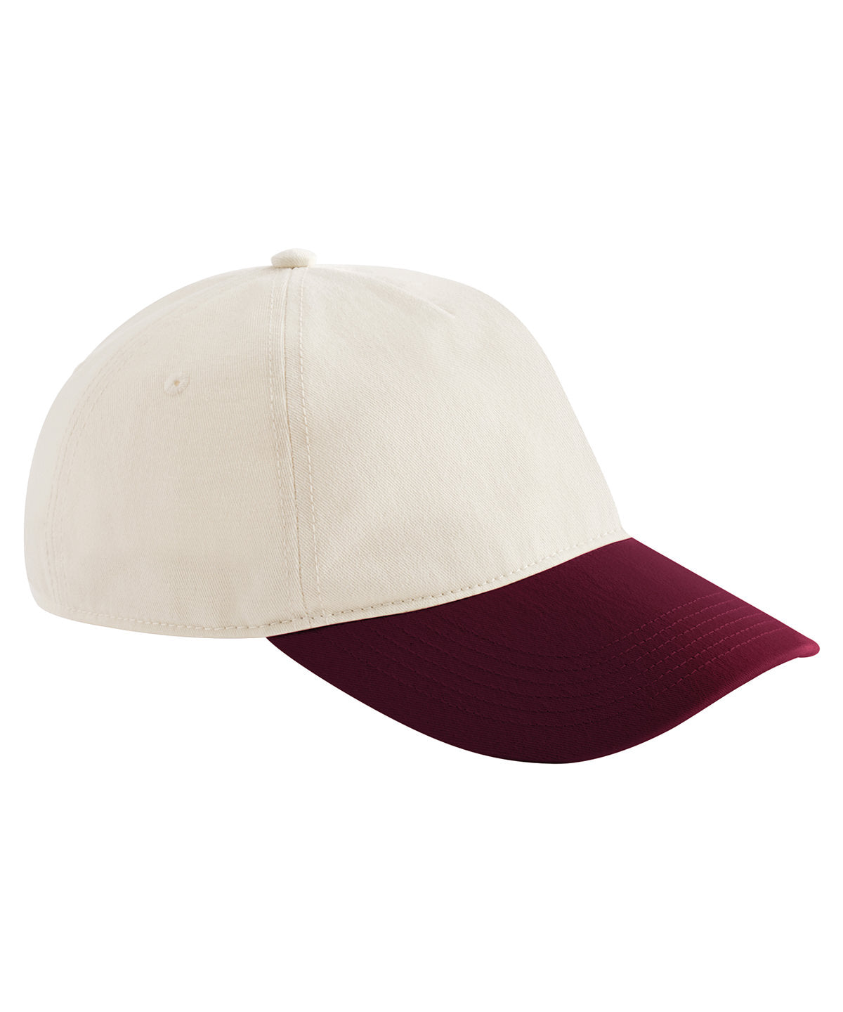 Derhúfa Beechfield BC067 – Natural/Burgundy – One size