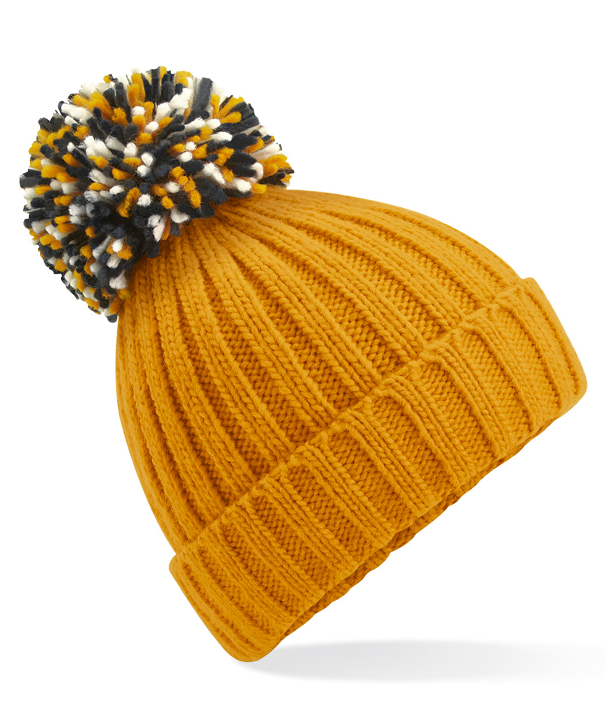 Húfa Beechfield BC390 – Mustard – One size