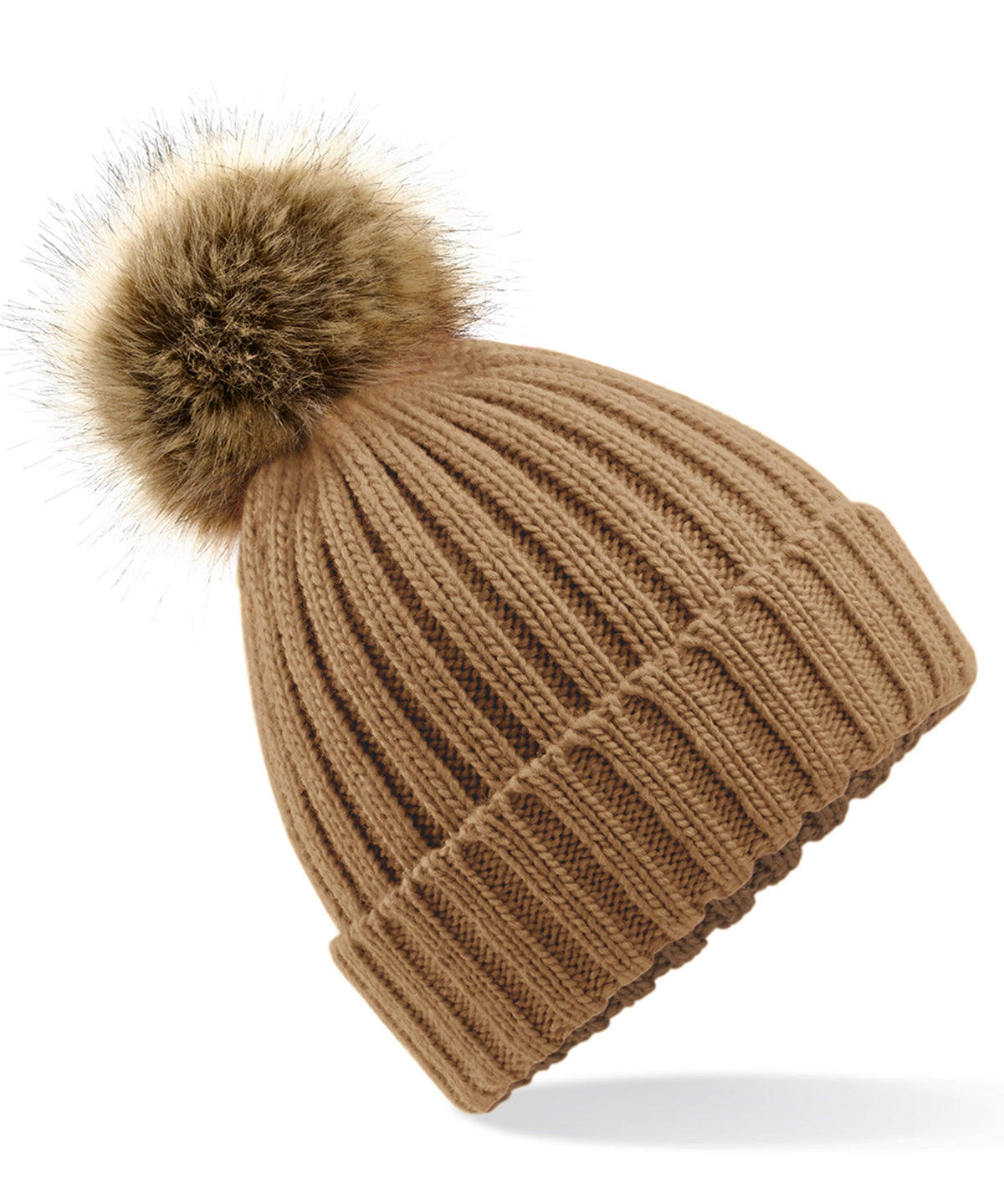 Húfa Beechfield BC412 – Biscuit – One size