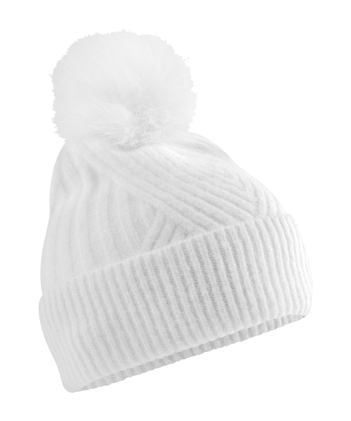 Húfa Beechfield BC529 – Hvítur – One size