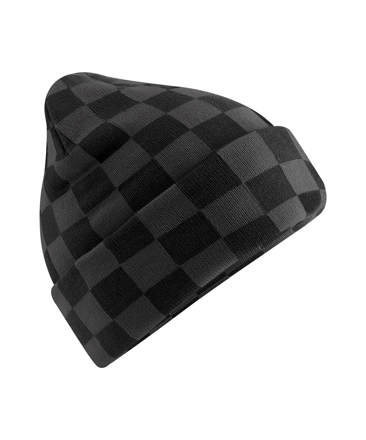 Húfa Beechfield BC531 – Black/Charcoal – One size