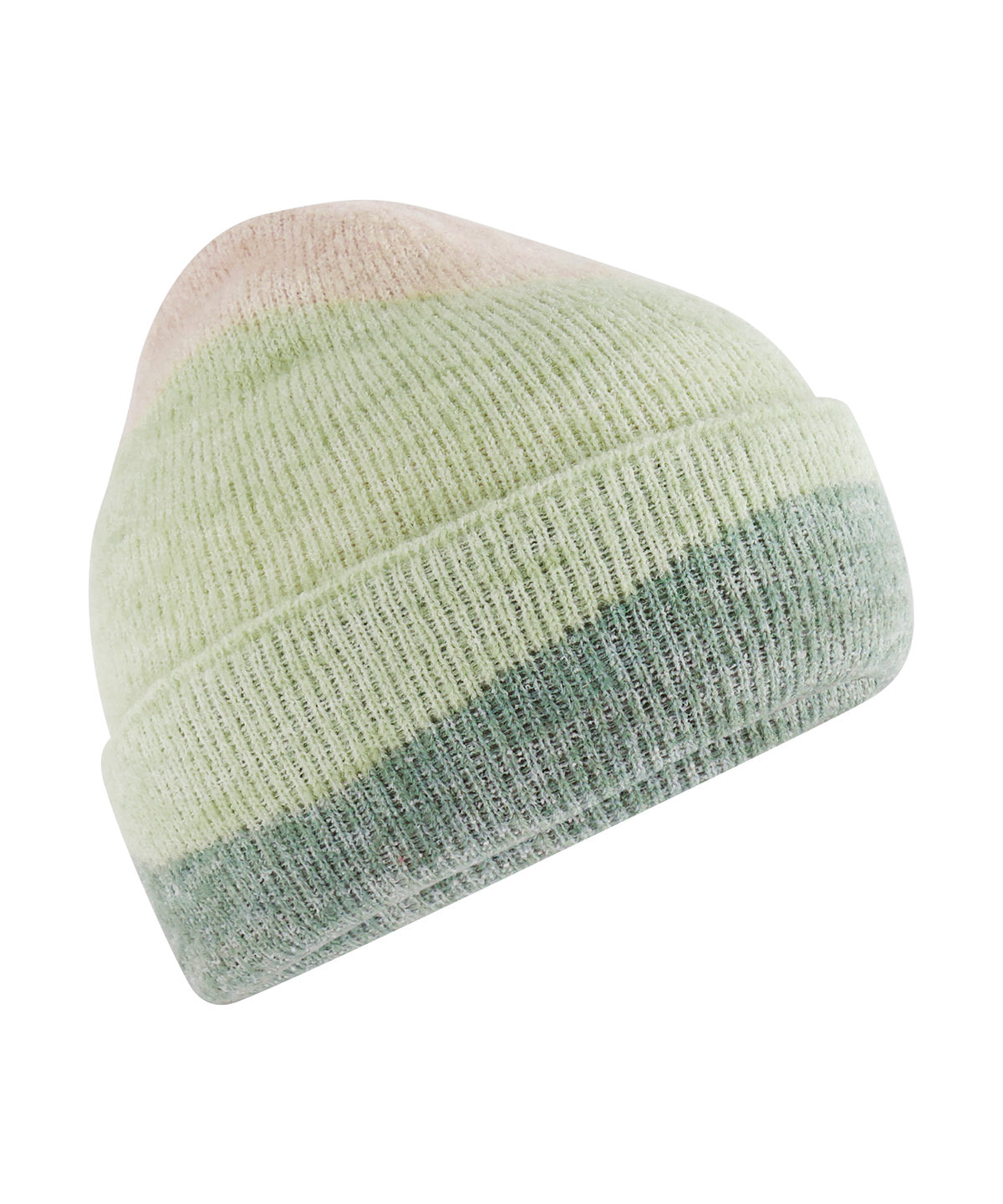 Húfa Beechfield BC532 – Almond/ Pistachio/ Dusty Green – One size