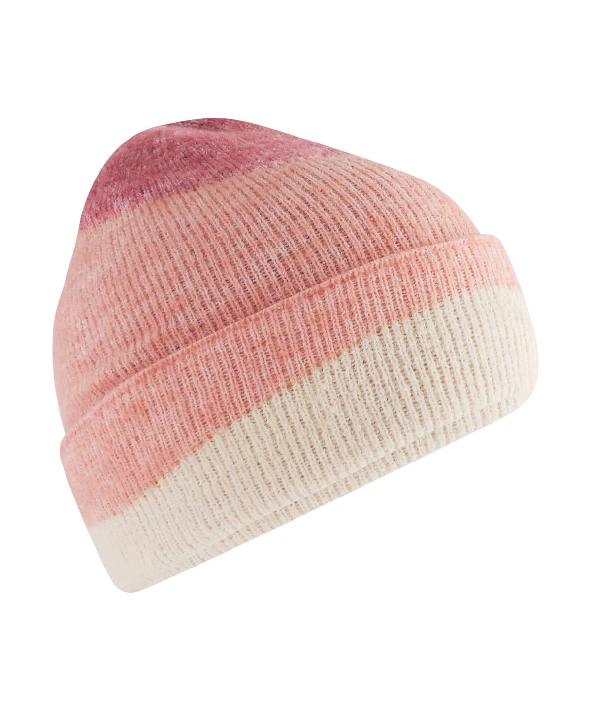 Húfa Beechfield BC532 – Rose/Peach/Vanilla – One size