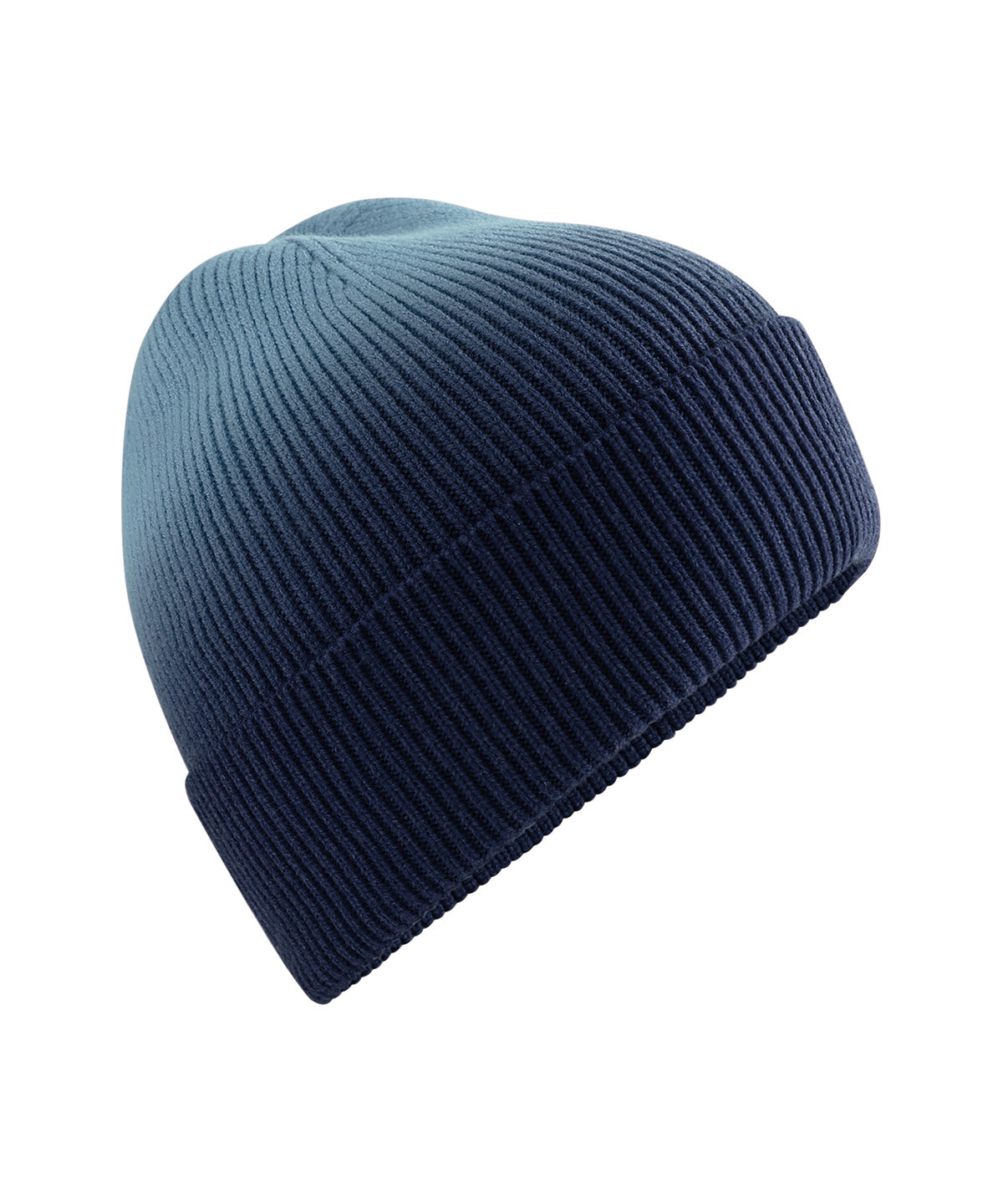 Húfa Beechfield BC533 – Navy Dip Dye – One size