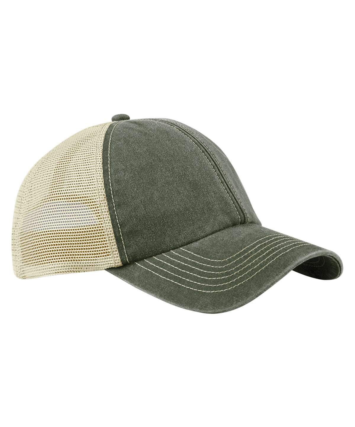 Derhúfa Beechfield BC672 – Vintage Olive/Stone – One size