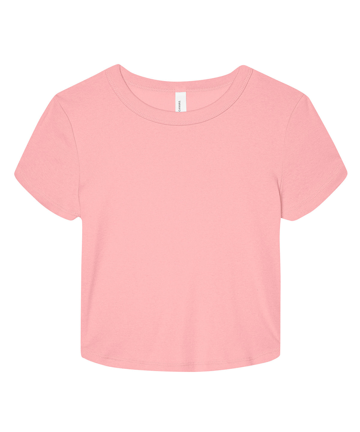 Stuttermabolur Bella Canvas BE138 – Solid Pink Blend – 2XL