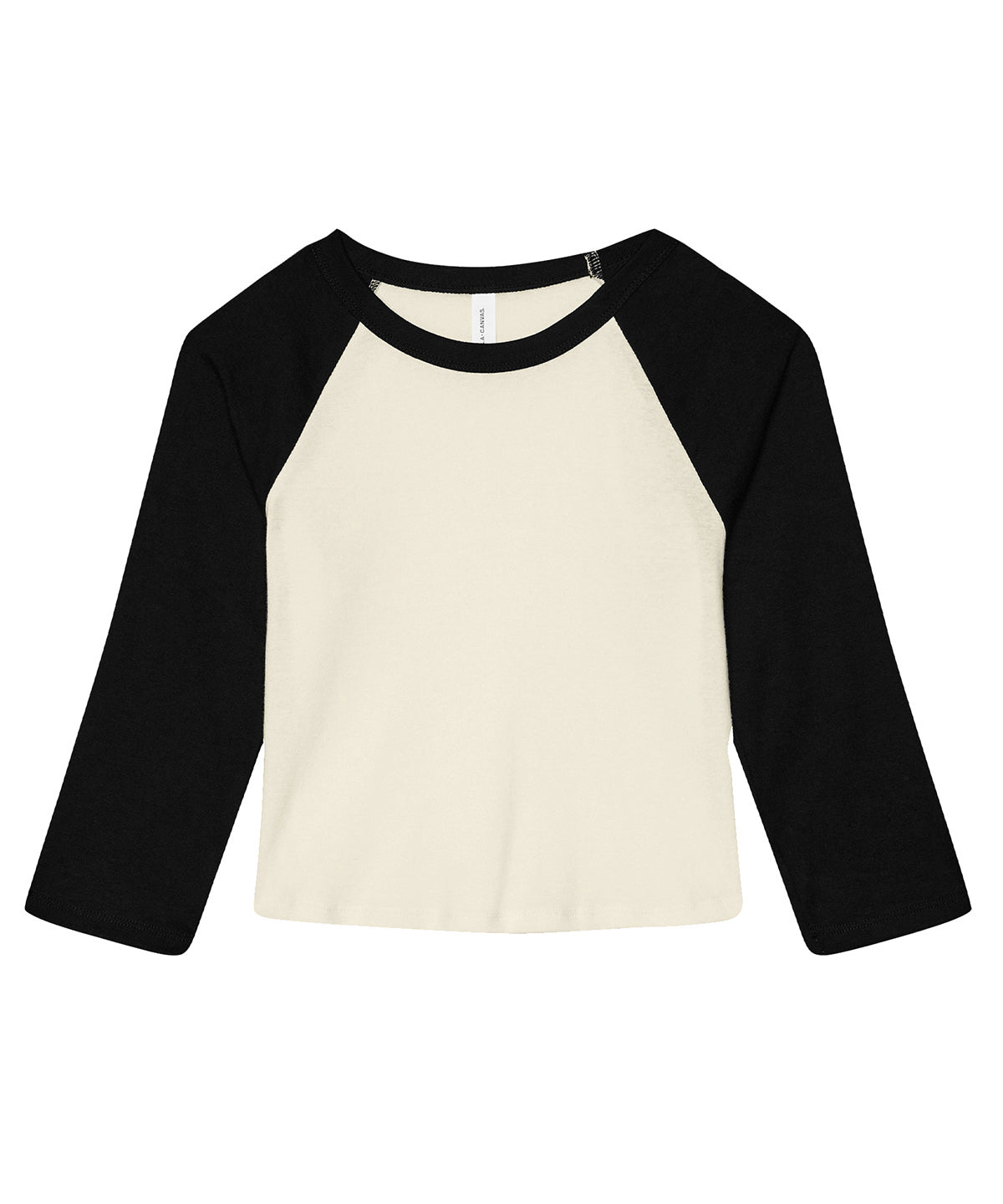 Stuttermabolur Bella Canvas BE142 – Natural/Black – 2XL