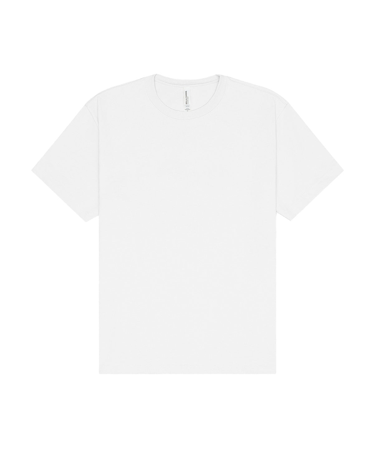 Stuttermabolur Bella Canvas BE150 – Hvítur – 4XL