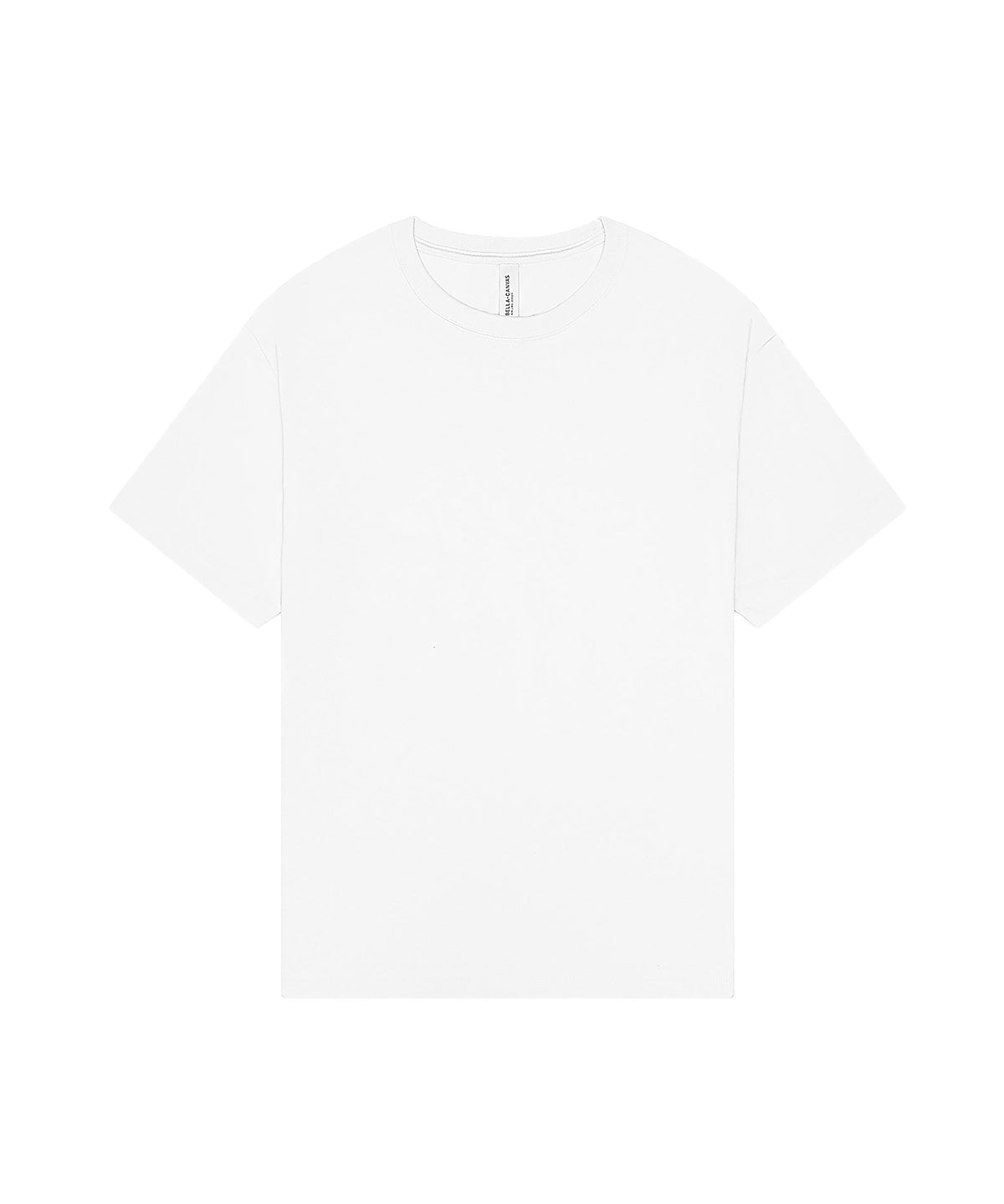 Stuttermabolur Bella Canvas BE155 – Hvítur – 3XL