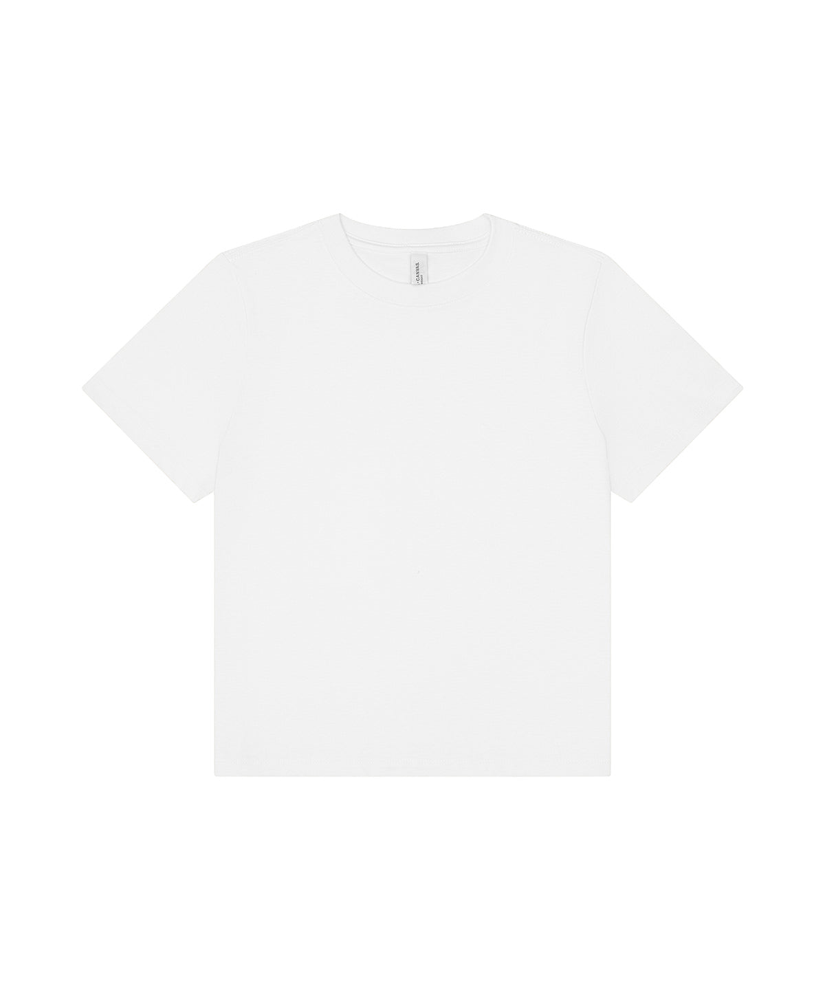 Stuttermabolur Bella Canvas BE159 – Hvítur – 3XL