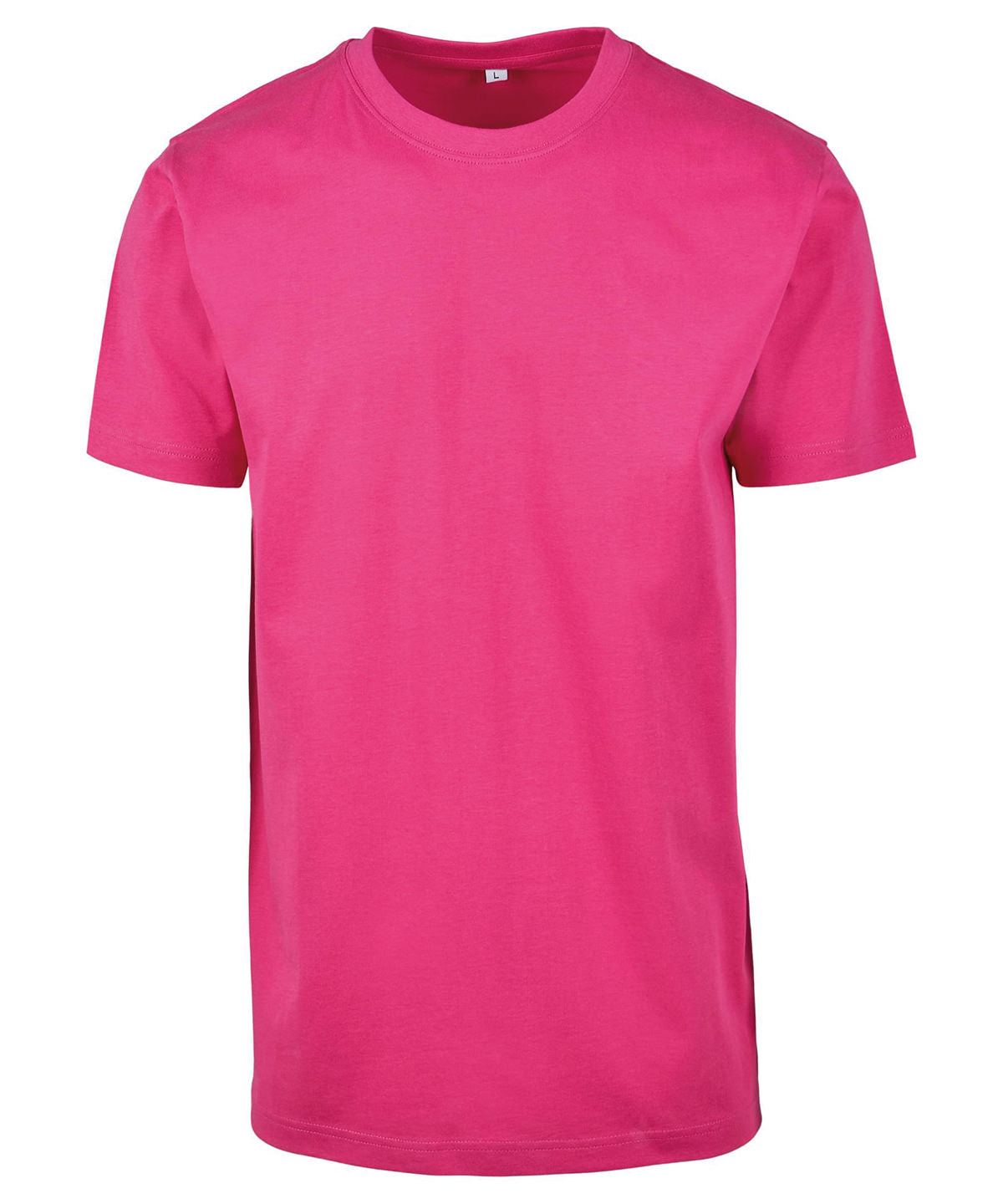 Stuttermabolur Build Your Brand BY004 – Hibiskus Pink* – 5XL