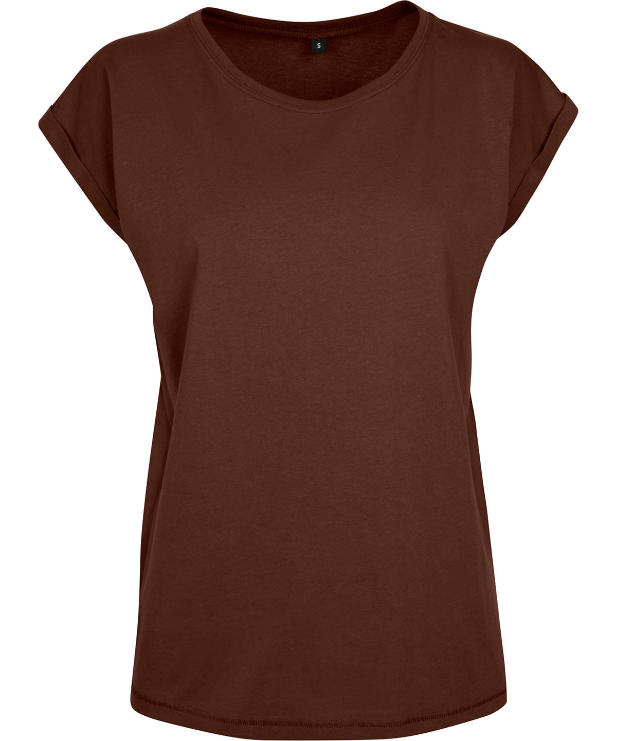 Stuttermabolur Build Your Brand BY021 – Chocolate Brown*† – 5XL