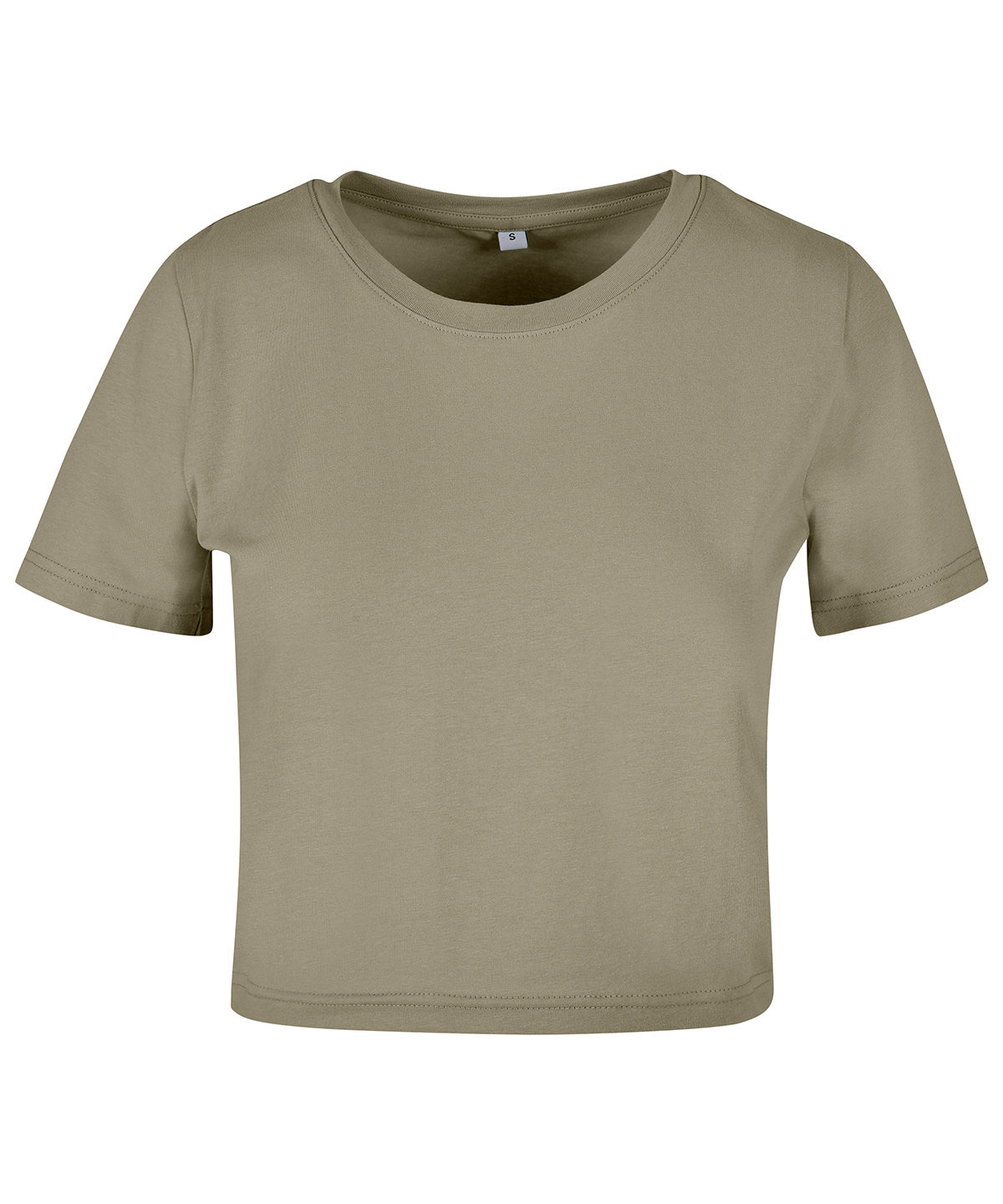 Stuttermabolur Build Your Brand BY042 – Pale Olive – XL
