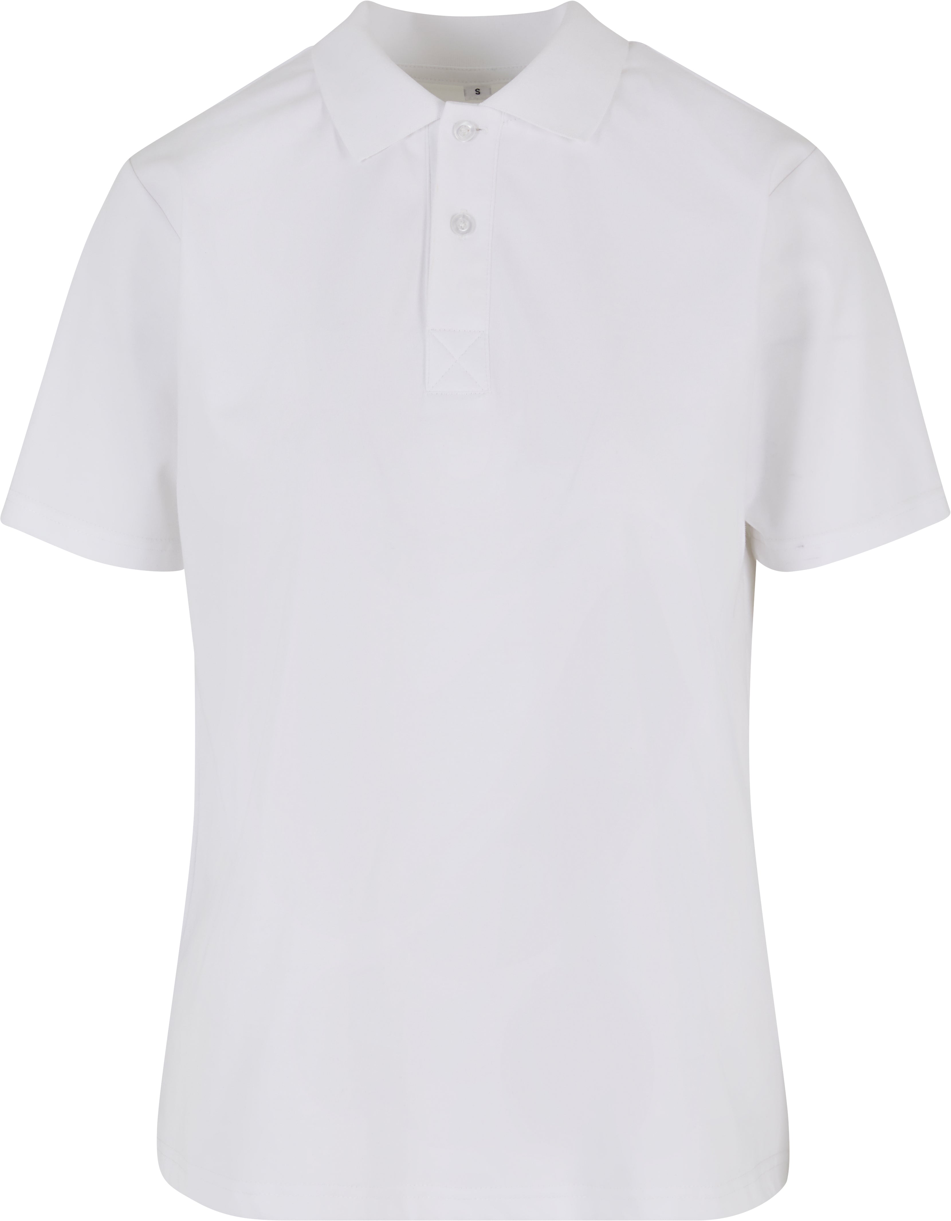 Pólóbolur Build Your Brand BY368 – Hvítur – 5XL