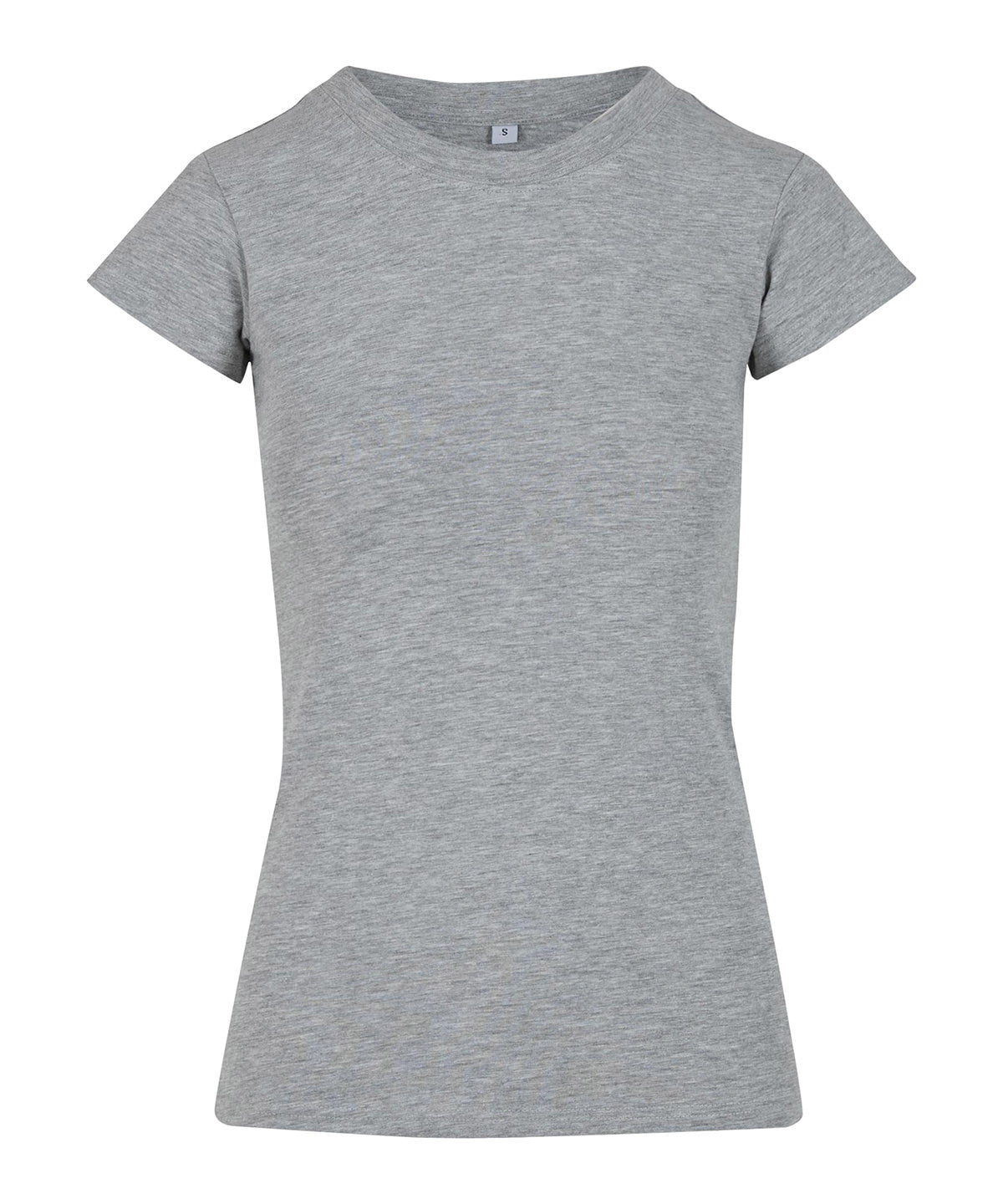 Stuttermabolur Build Your Brand BY384 – Heather Grey – 5XL