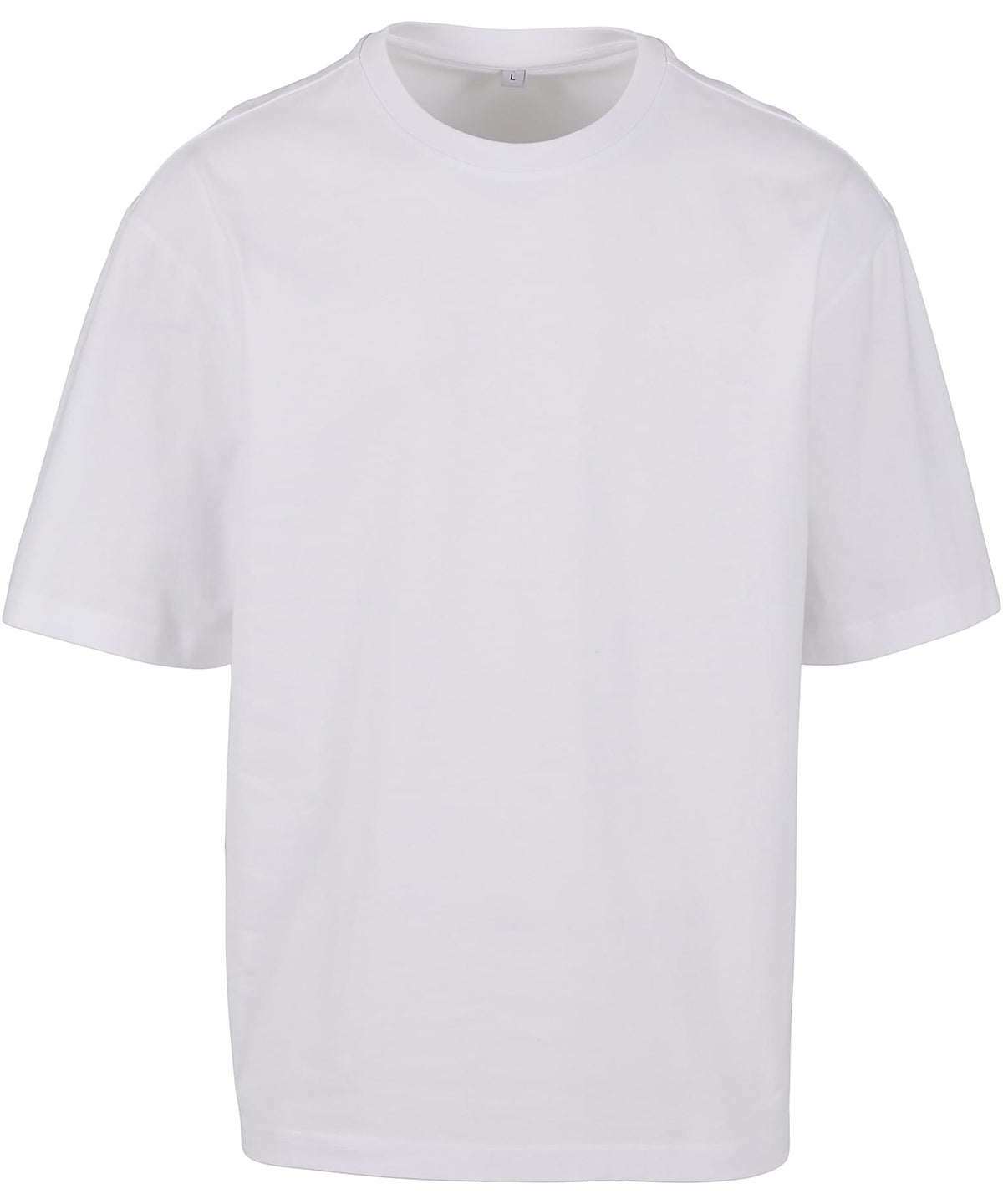 Stuttermabolur Build Your Brand BY391 – Hvítur – 5XL