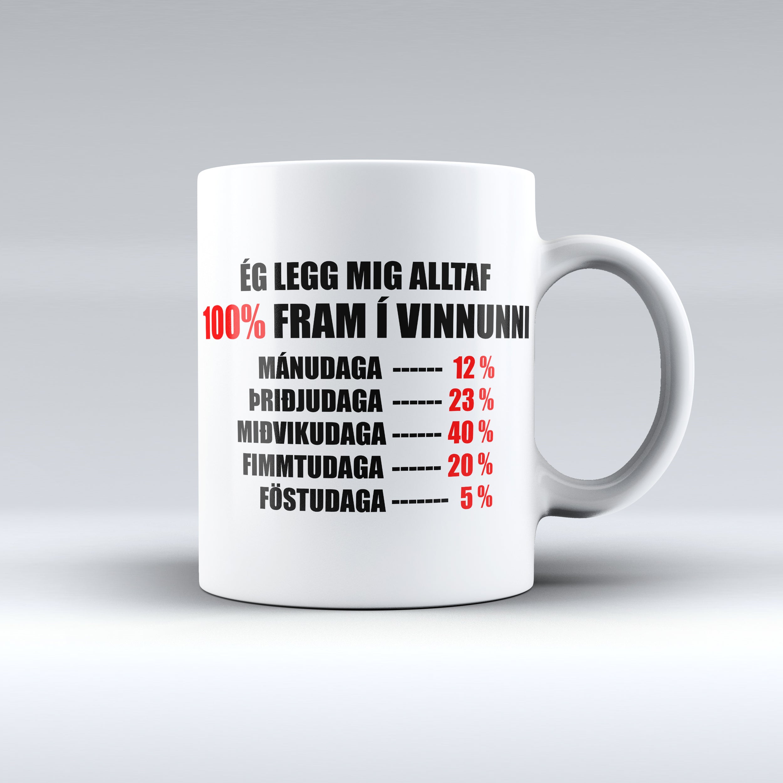 ÉG LEGG MIG 100_ FRAM Í VINNUNNI - BOLLI