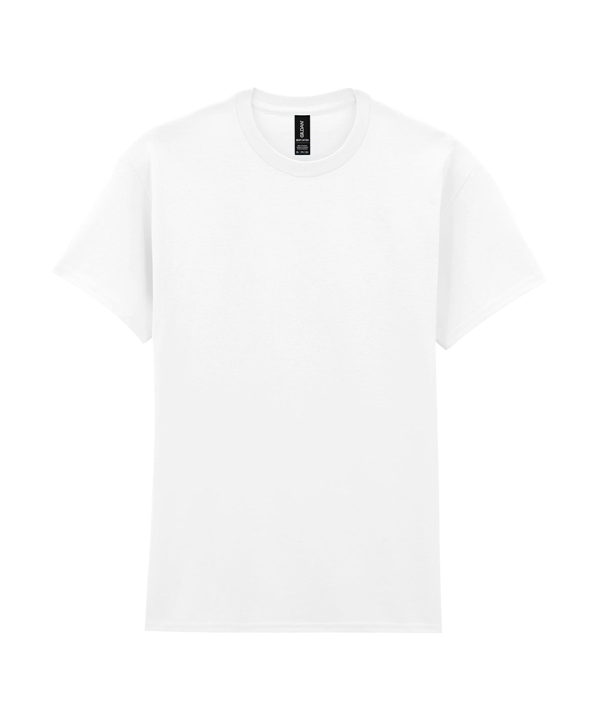 Stuttermabolur Gildan GD005 – White*† – 5XL