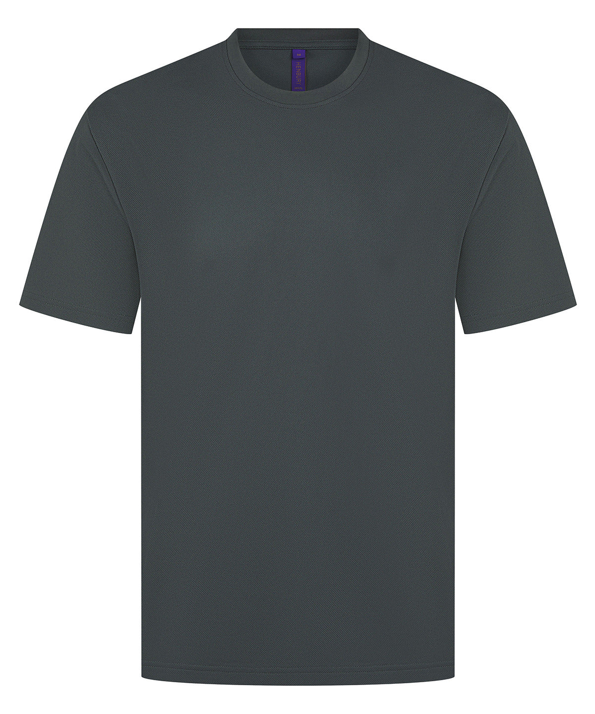 Stuttermabolur Henbury HB075 – Charcoal – 5XL