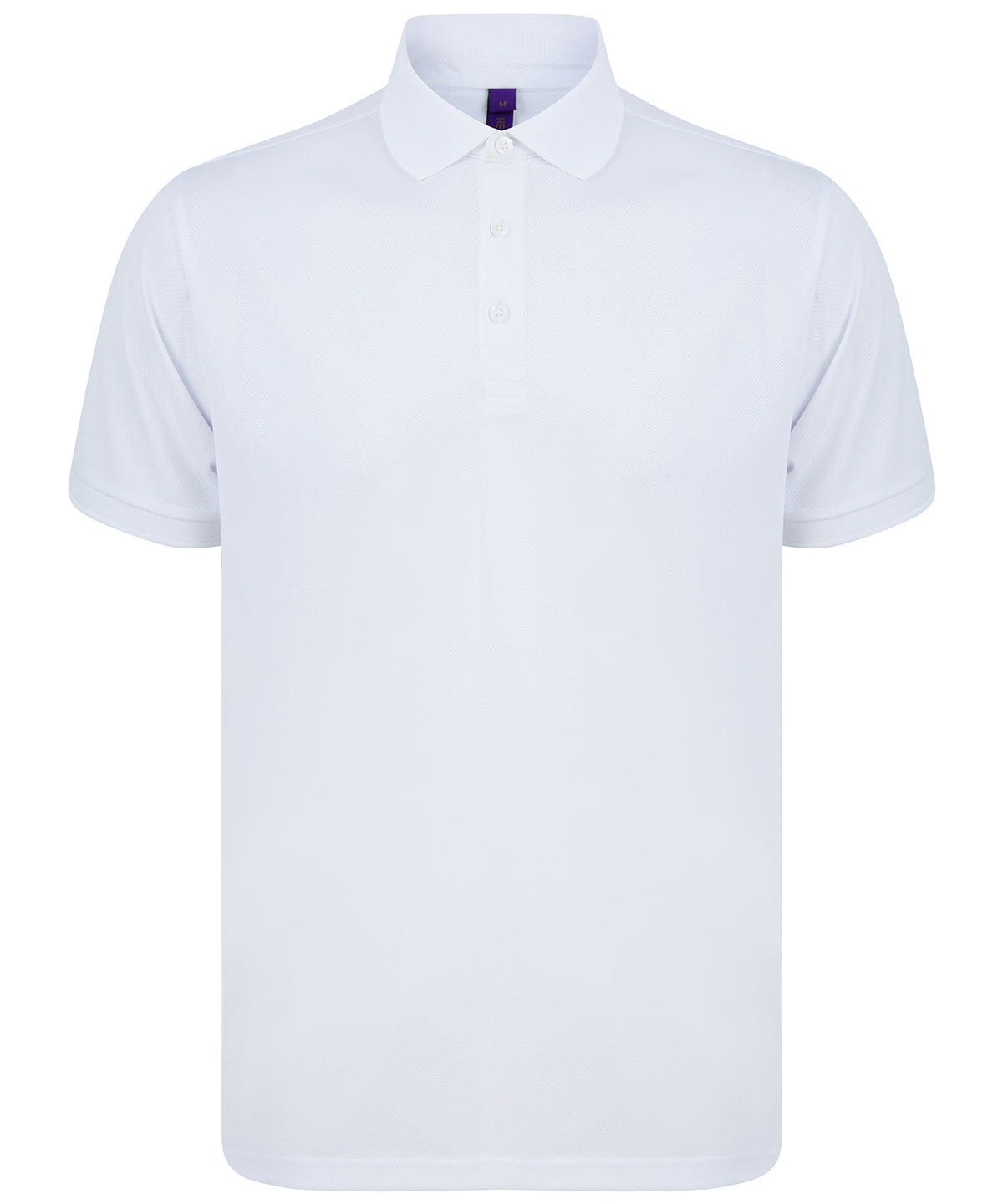 Pólóbolur Henbury HB465 – Hvítur – 4XL