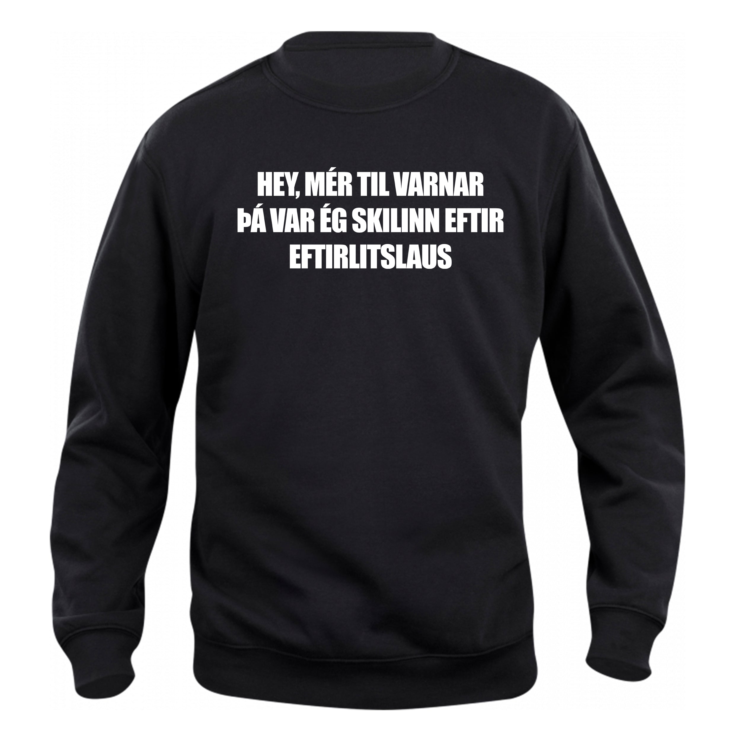 ÞAÐ EINA SEM SKIPTIR MIG MÁLI ERU STANGVEIÐAR - sweatshirt