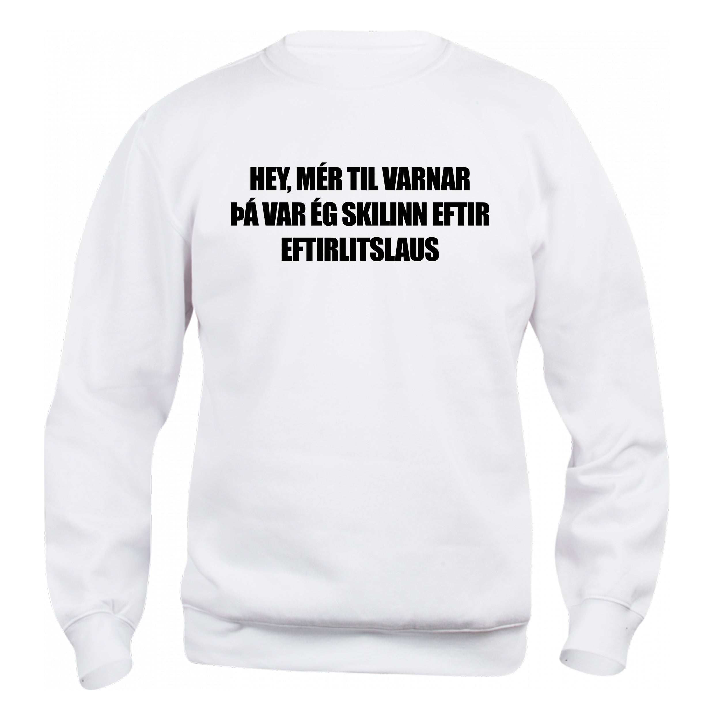 ÞAÐ EINA SEM SKIPTIR MIG MÁLI ERU STANGVEIÐAR - sweatshirt
