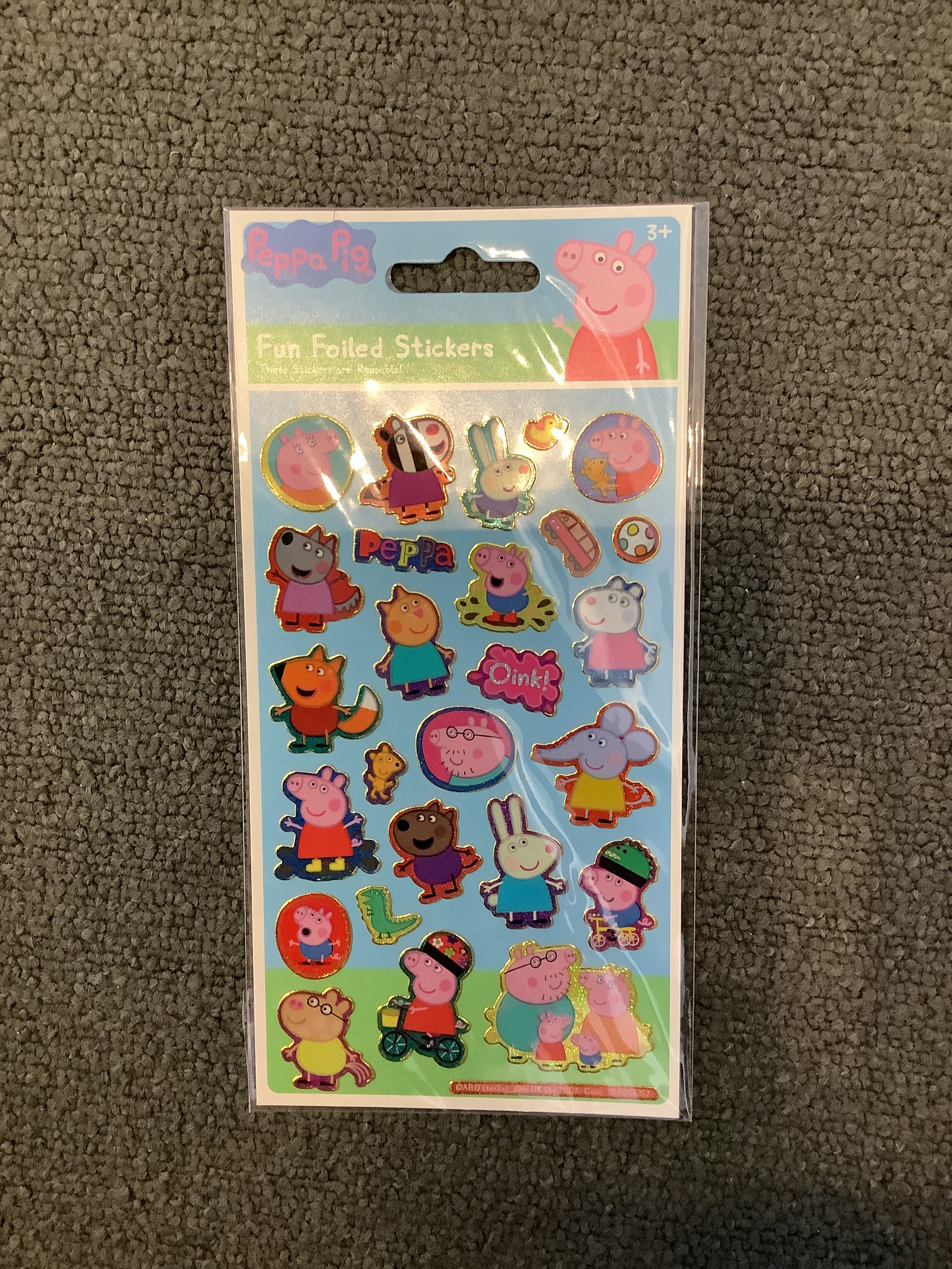 Peppa Pig – Límmiðar Bleikir