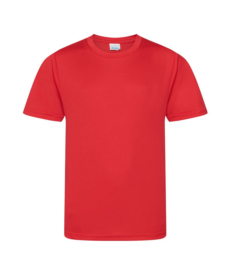 Stuttermabolur AWDis Just Cool JC20J – Fire Red – 12/13 Years