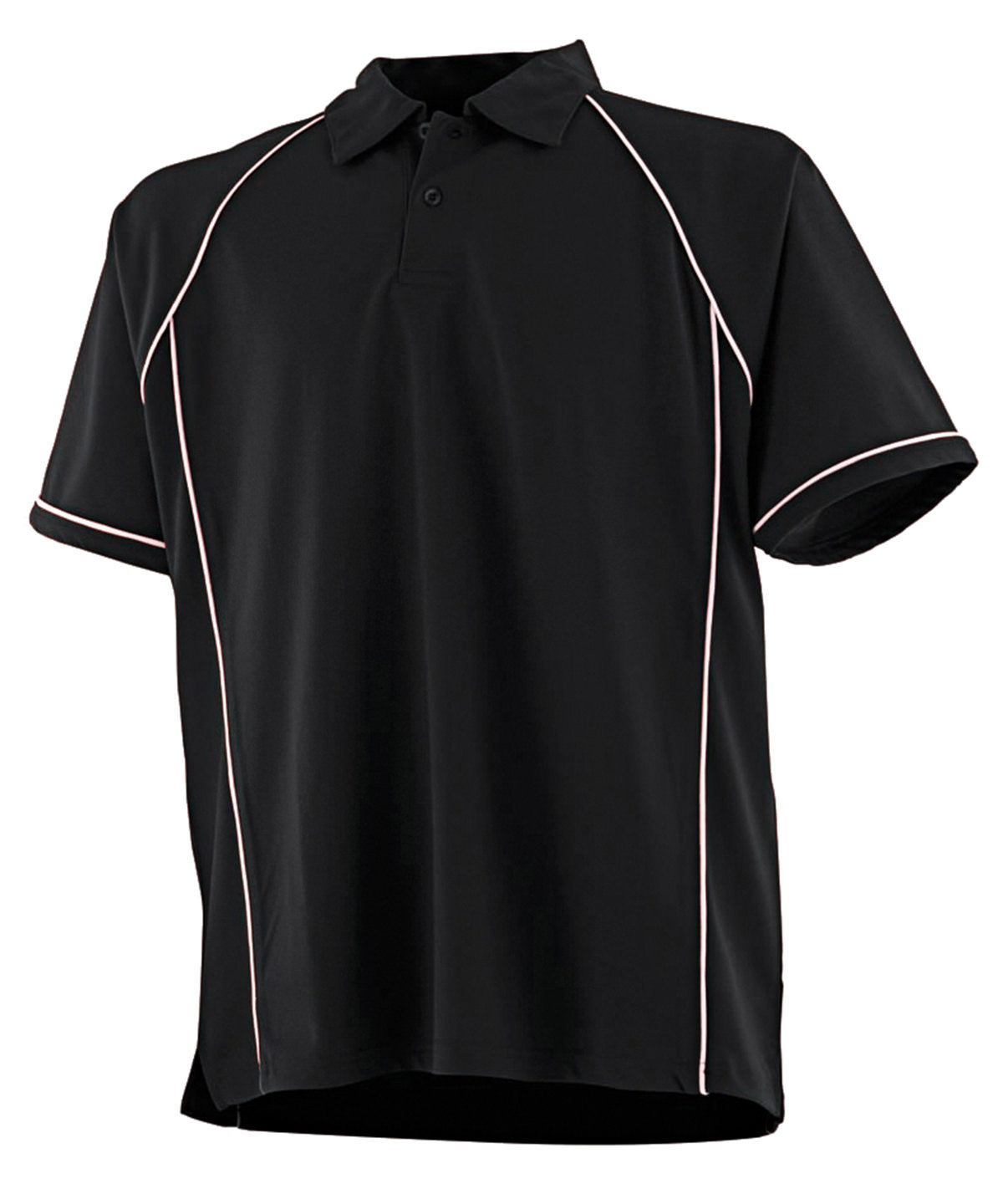 Pólóbolur Finden & Hales LV370 – Black/White*† – 5XL