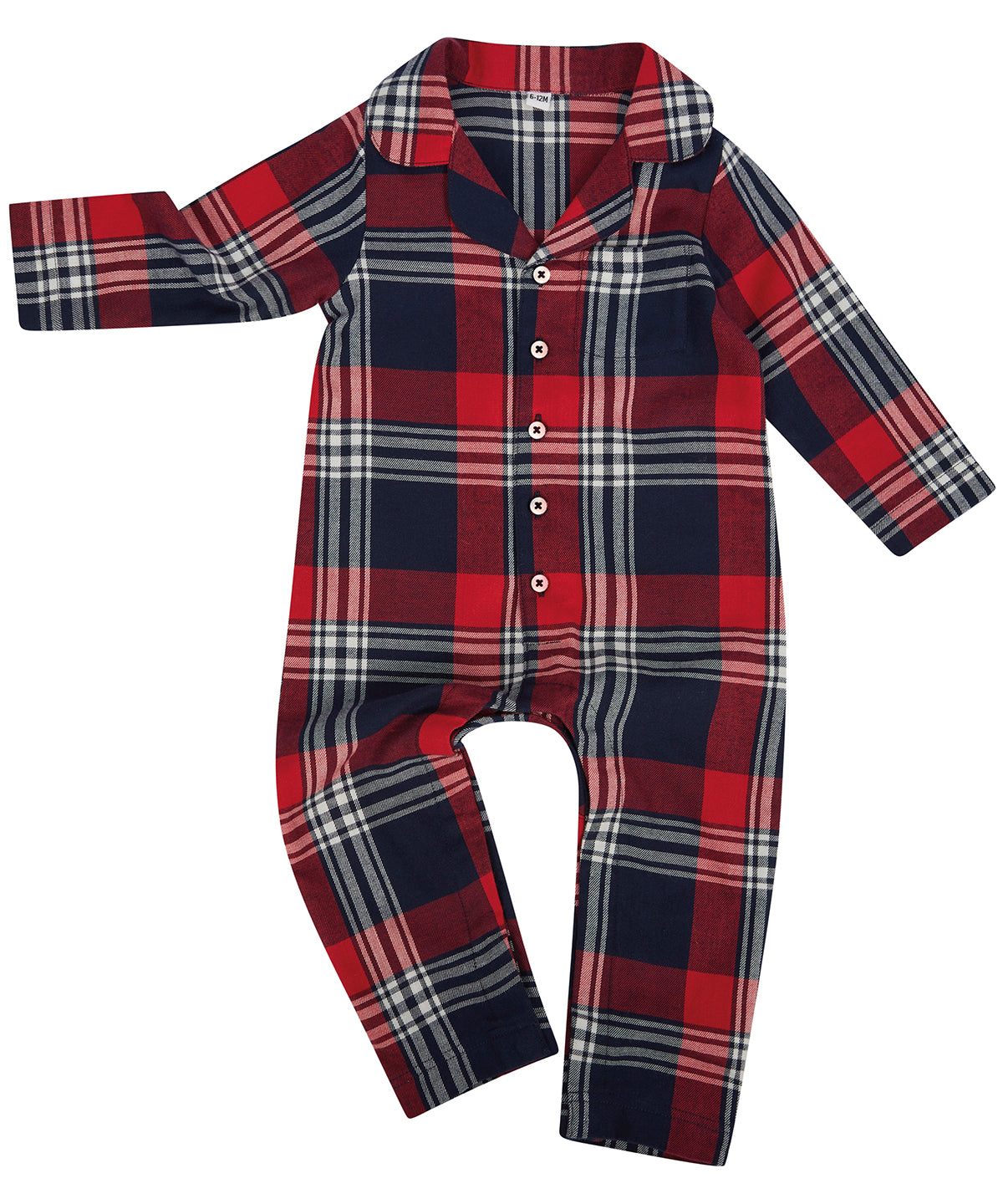 Samfella Larkwood LW74T – Red/Navy Check – 24/36 Months