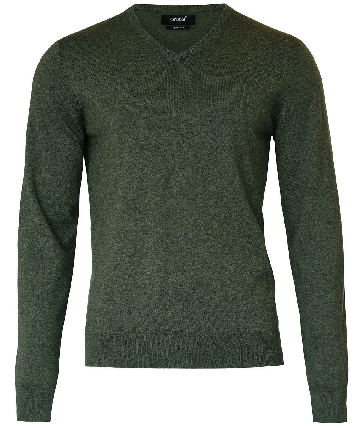 Prjónapeysa Nimbus N112M – Olive Melange – 4XL