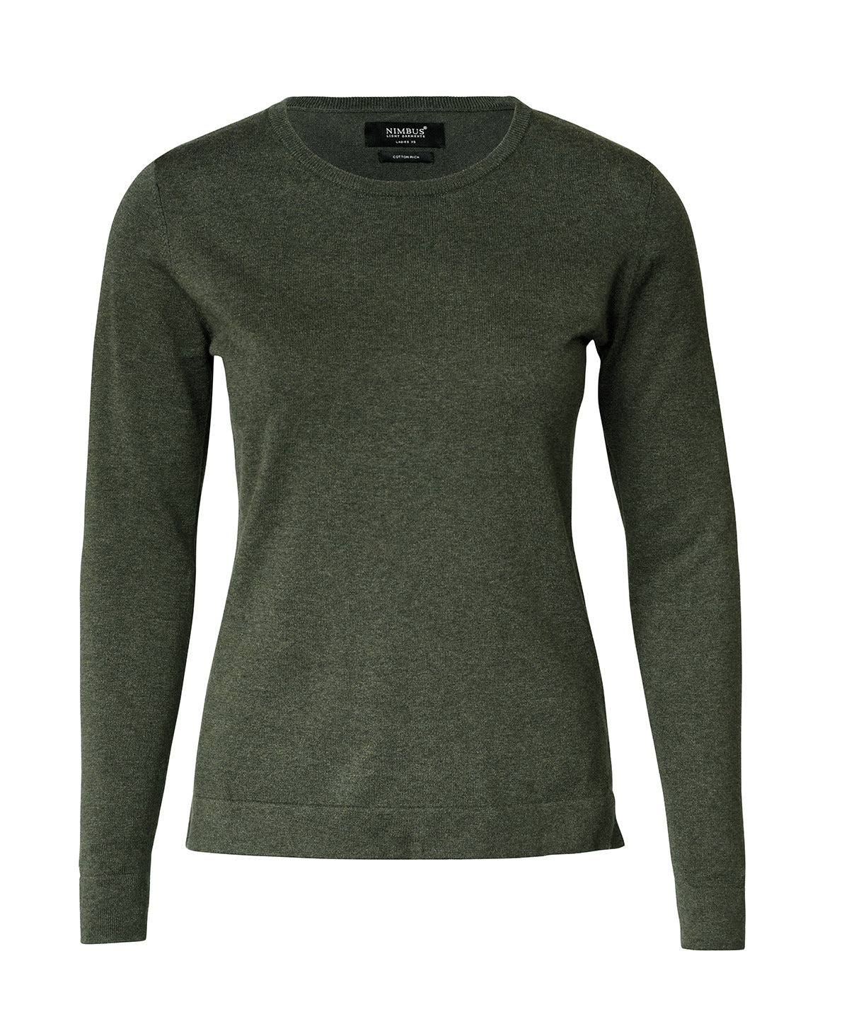 Prjónapeysa Nimbus NB94F – Olive Melange – 3XL