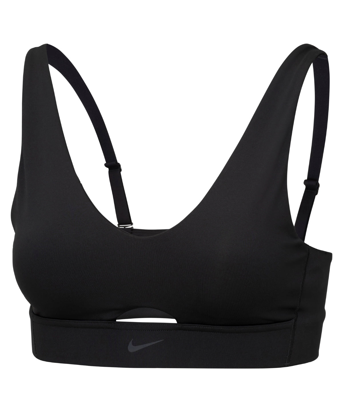 Brjóstahaldari Nike NK381 – Black/Dark Smoke Grey – 2XL