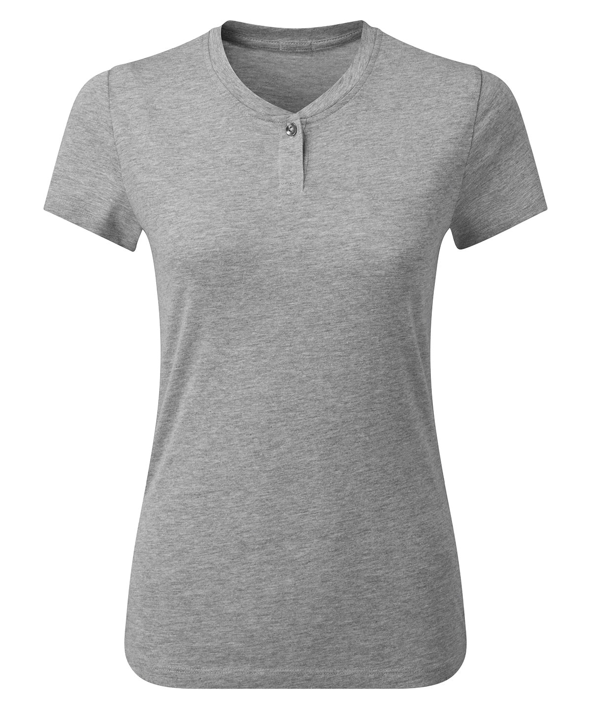 Stuttermabolur Premier PR319 – Grey Marl – 2XL