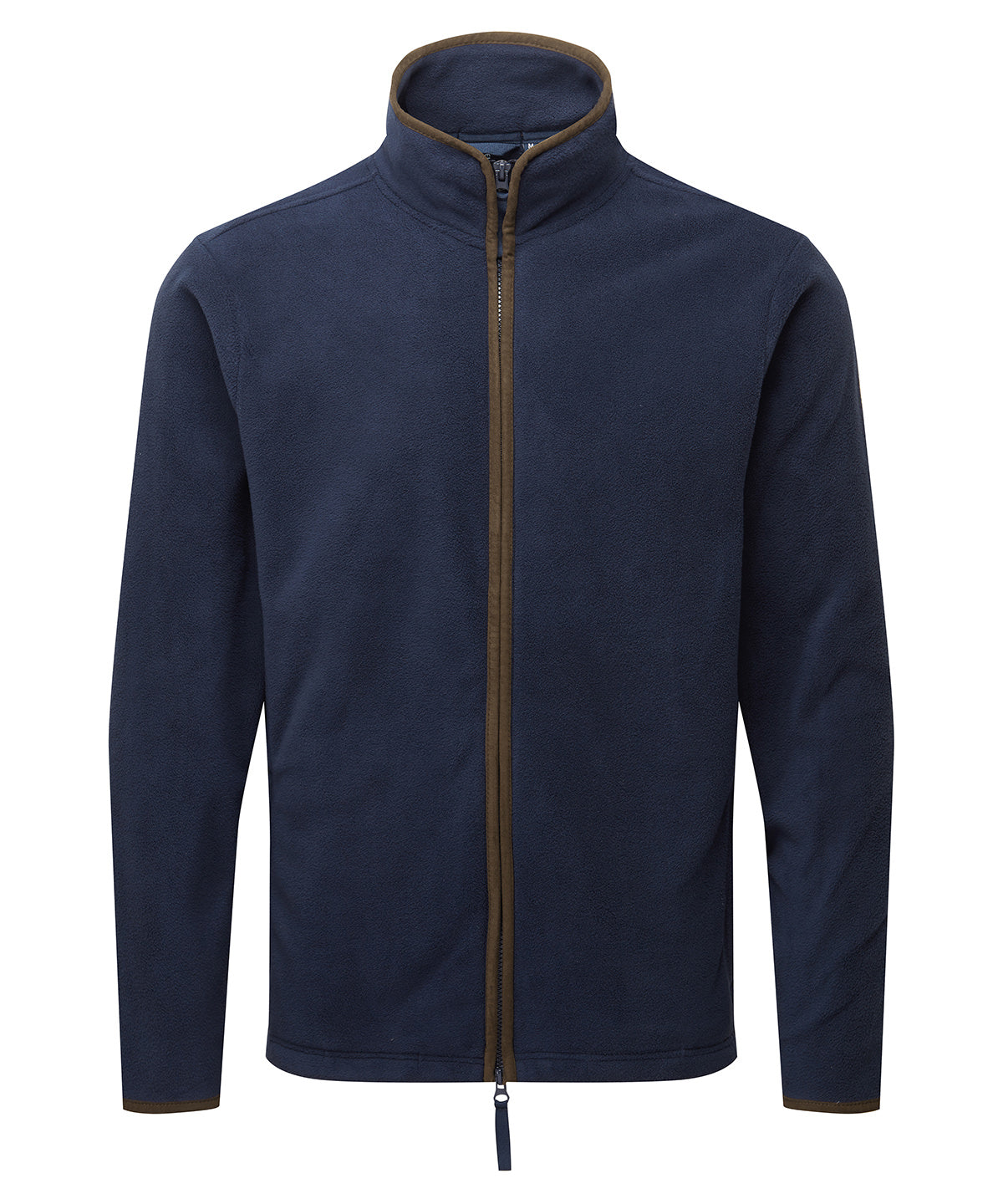 Flíspeysa Premier PR823 – Navy/Brown – 3XL