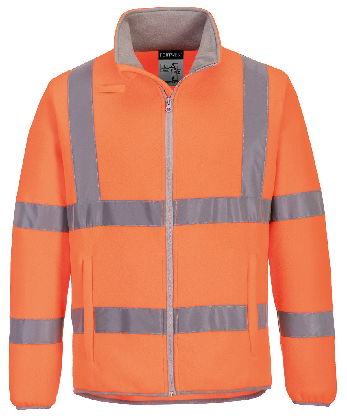 Flíspeysa Portwest PW415 – Appelsínugulur – 4XL