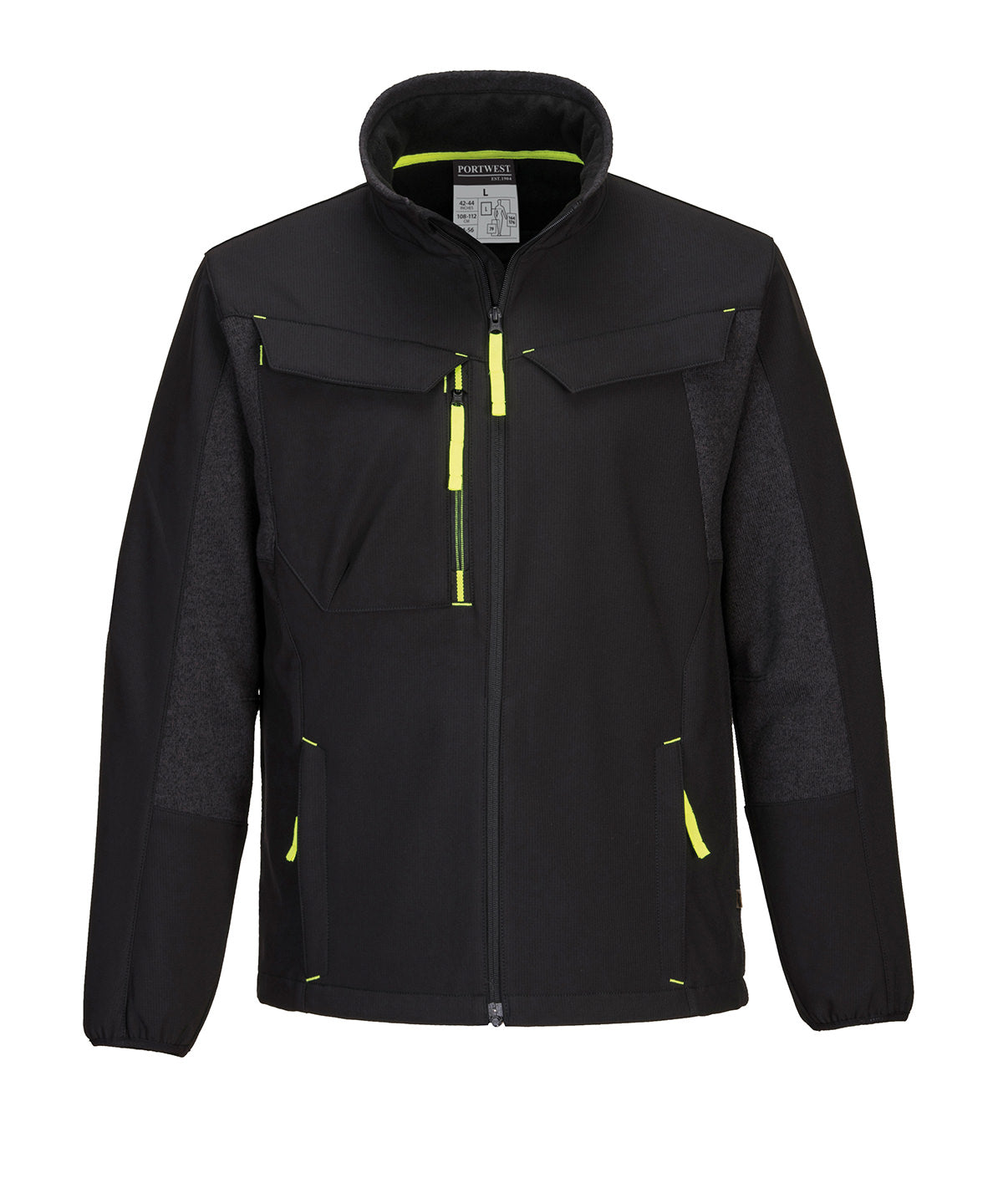 Softshell-jakki Portwest PW472 – Svartur – 3XL
