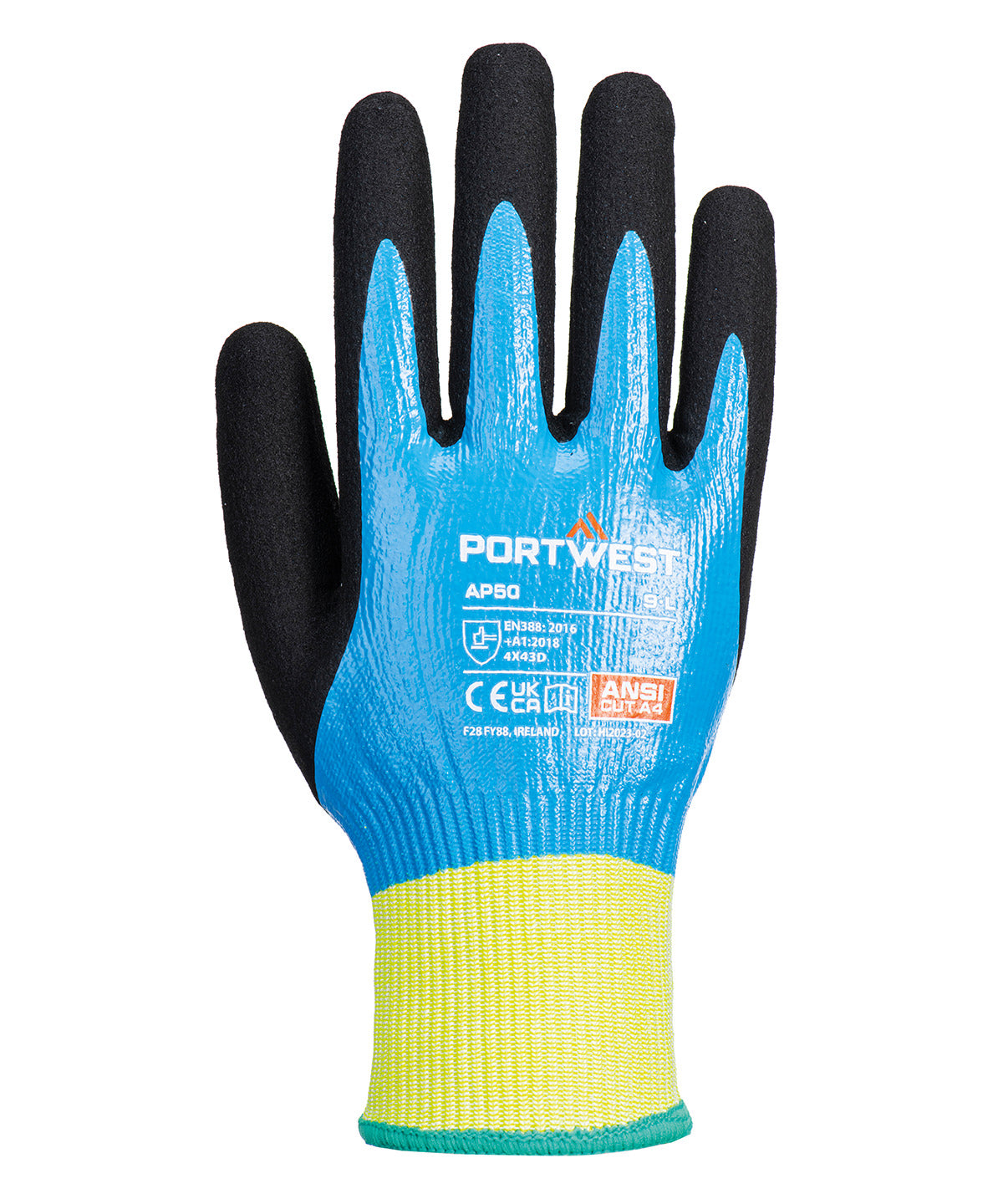 Hanskar Portwest PW562 – Blue/Black – 3XL